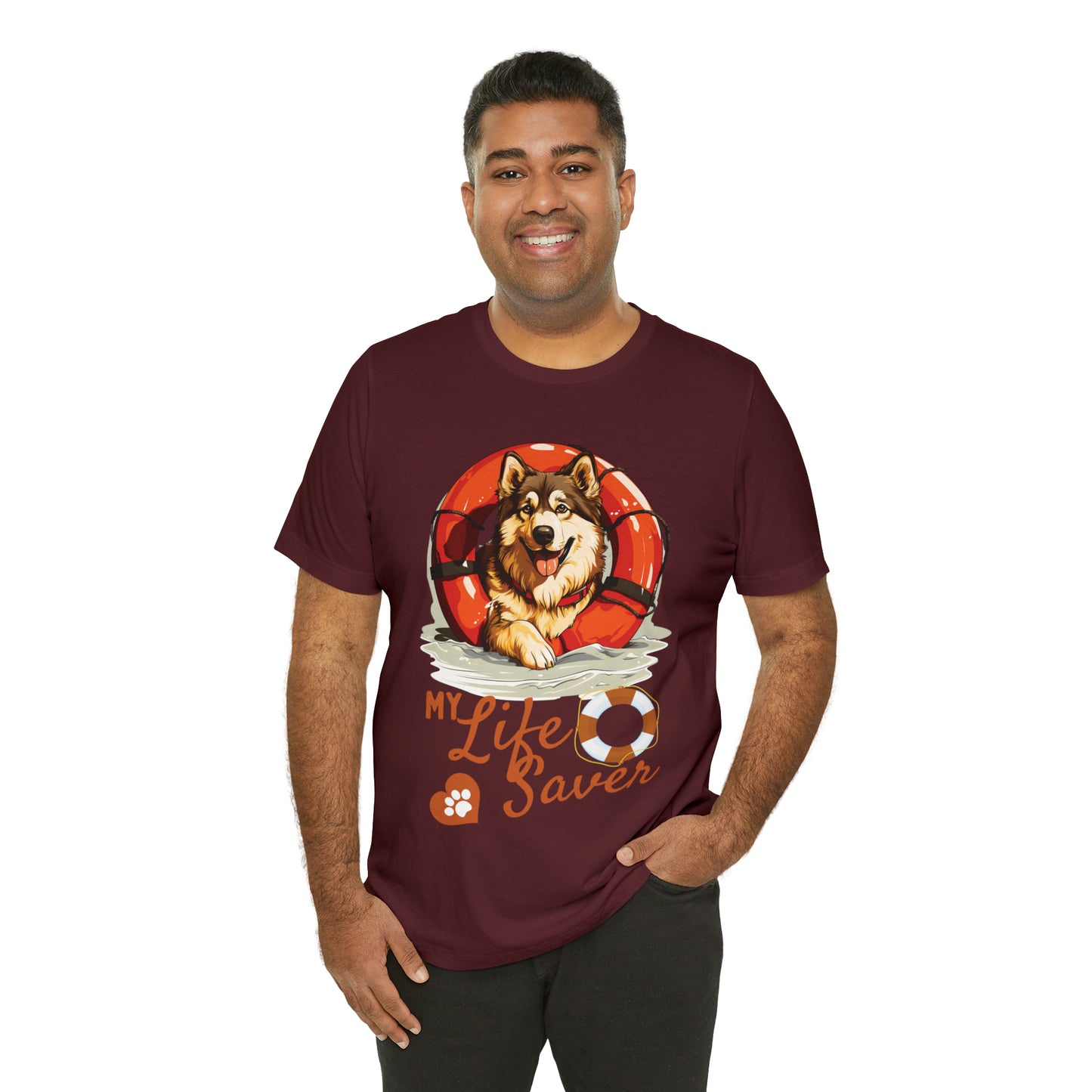 My Life Saver Alaskan Malamute Dog Tee