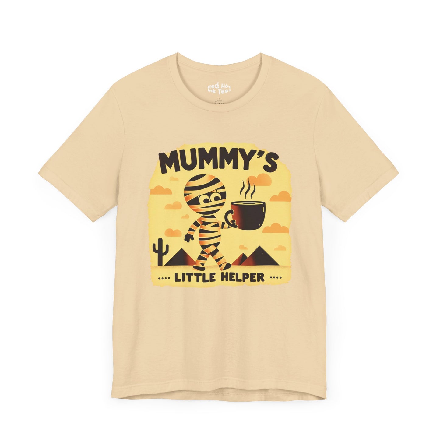 ☕ "Mummy's Little Helper" Cute Halloween Coffee T-Shirt 🧟‍♀️