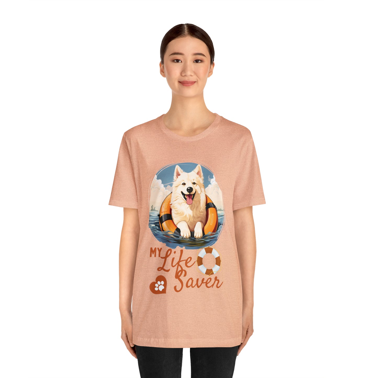 My Life Saver Samoyed Dog Tee