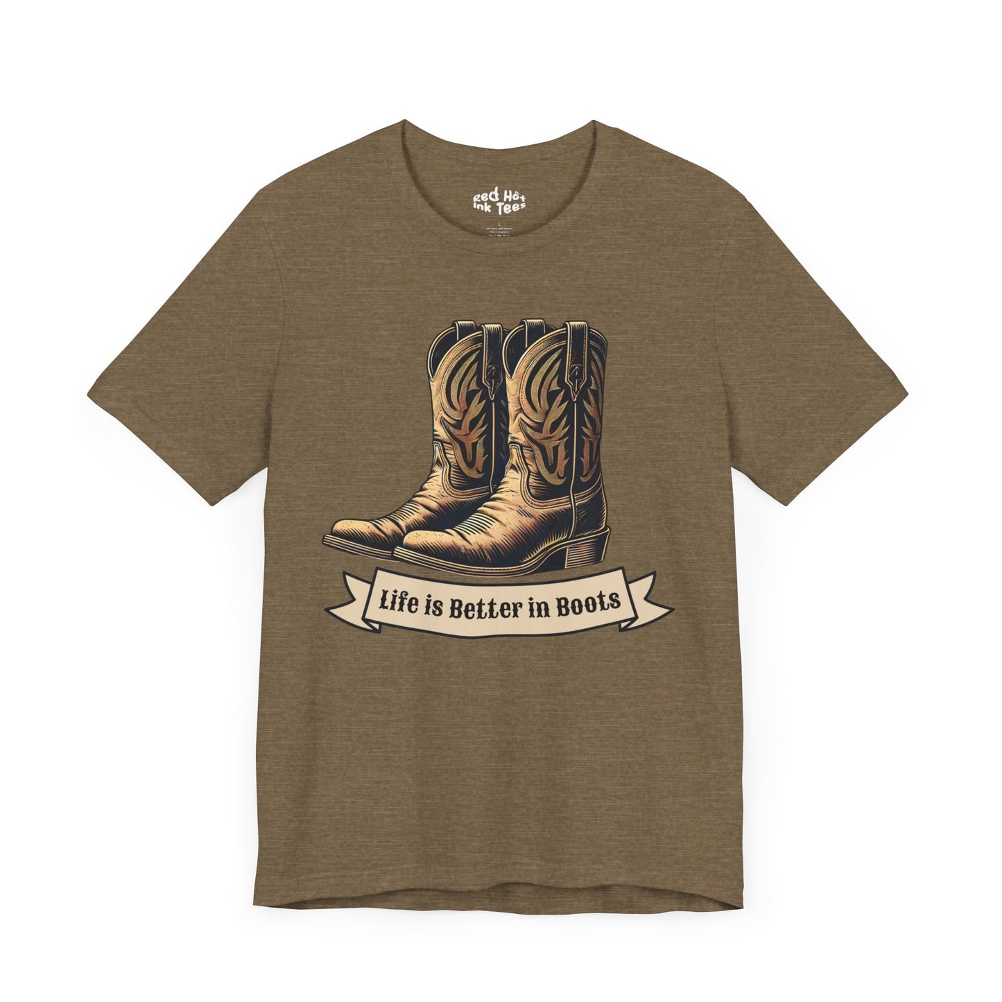 🤠 "Life is Better in Boots" Vintage Cowboy T-Shirt 🤠