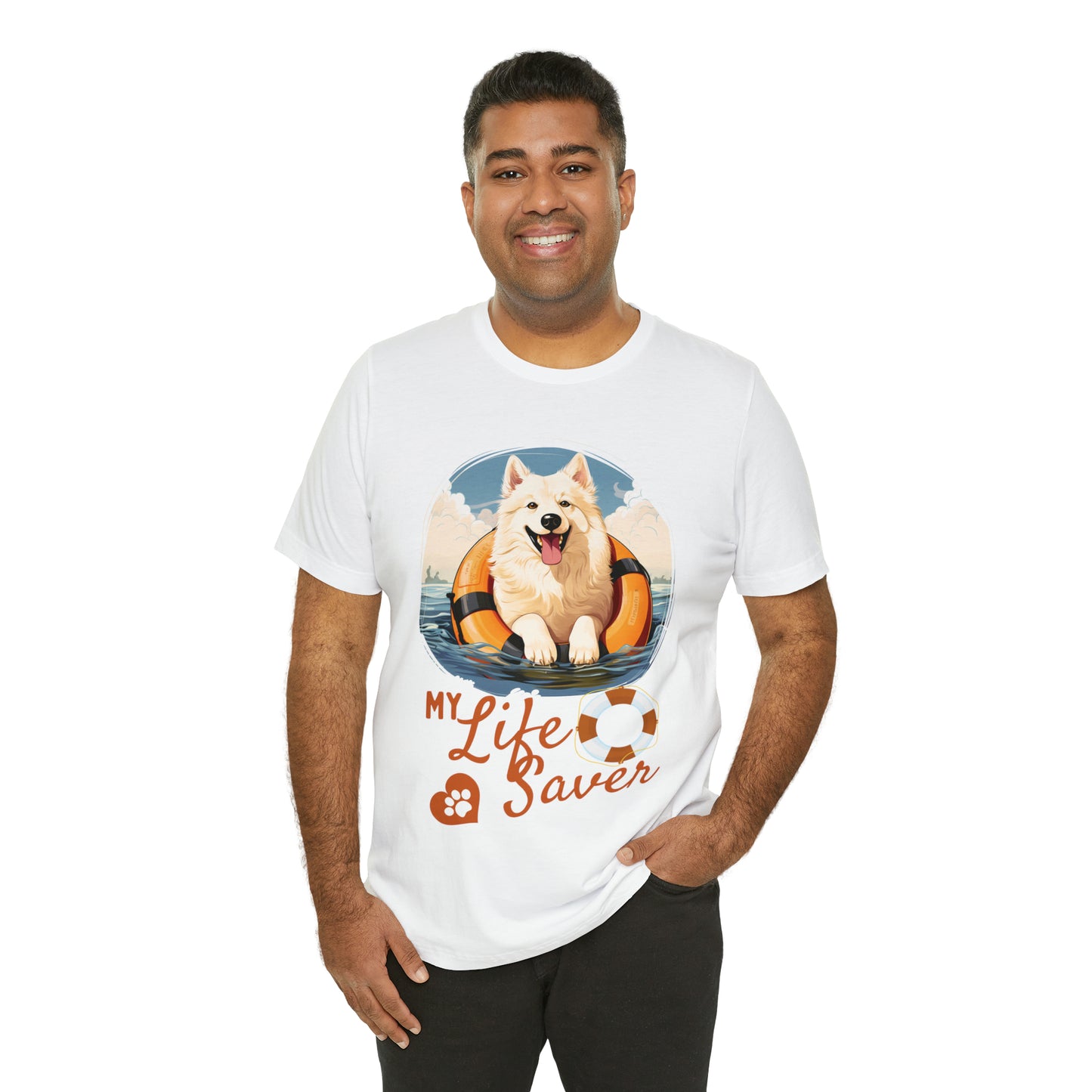 My Life Saver Samoyed Dog Tee