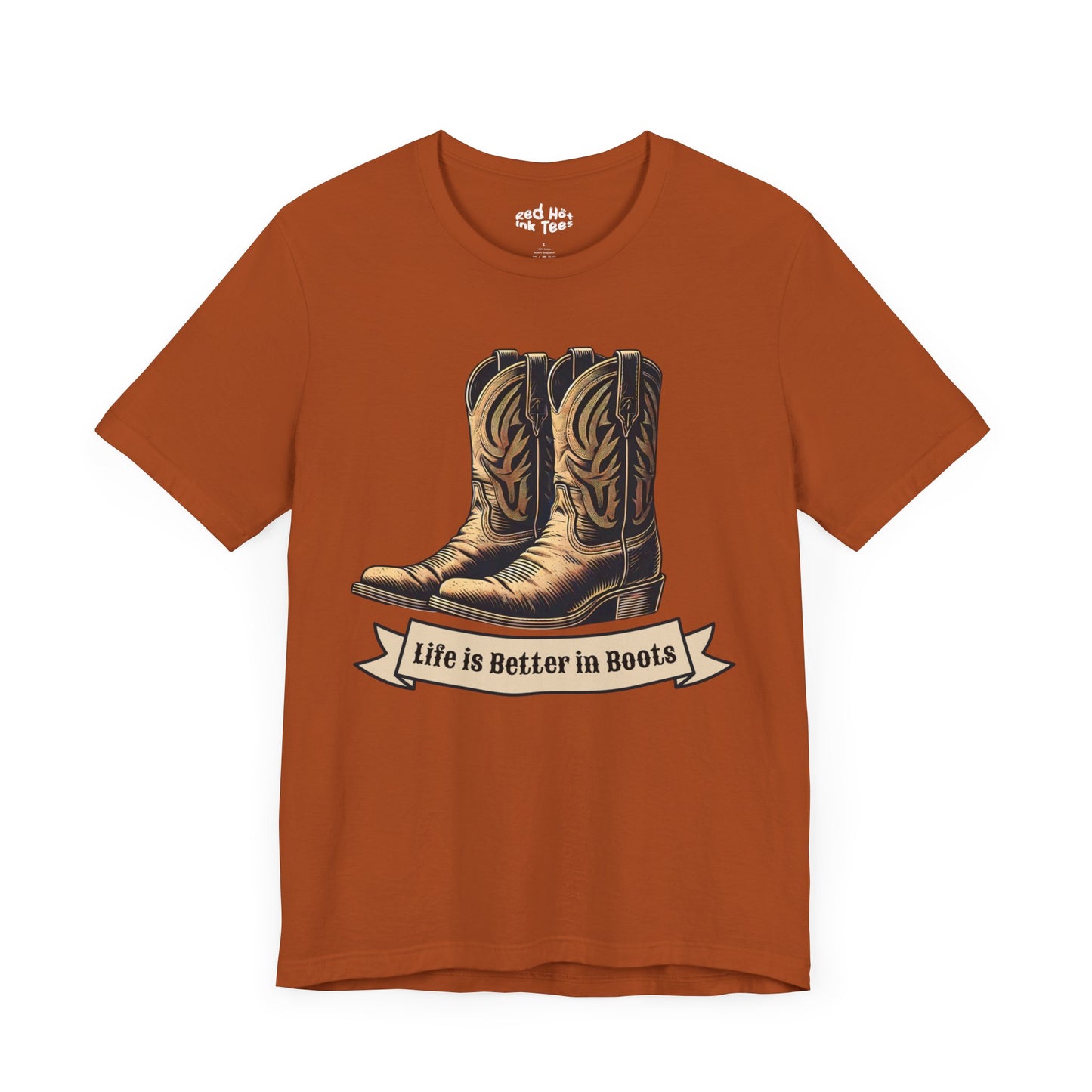 🤠 "Life is Better in Boots" Vintage Cowboy T-Shirt 🤠