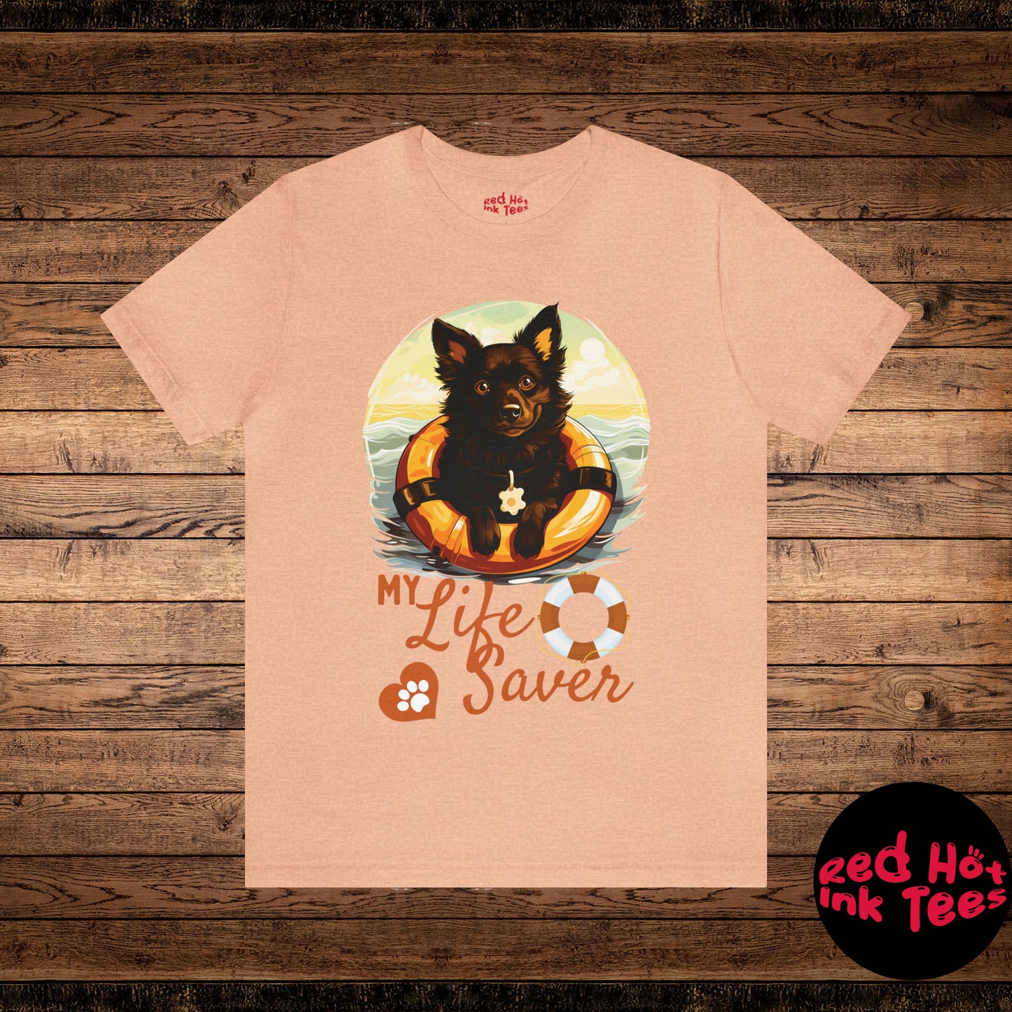 My Life Saver Schipperke Dog Tee