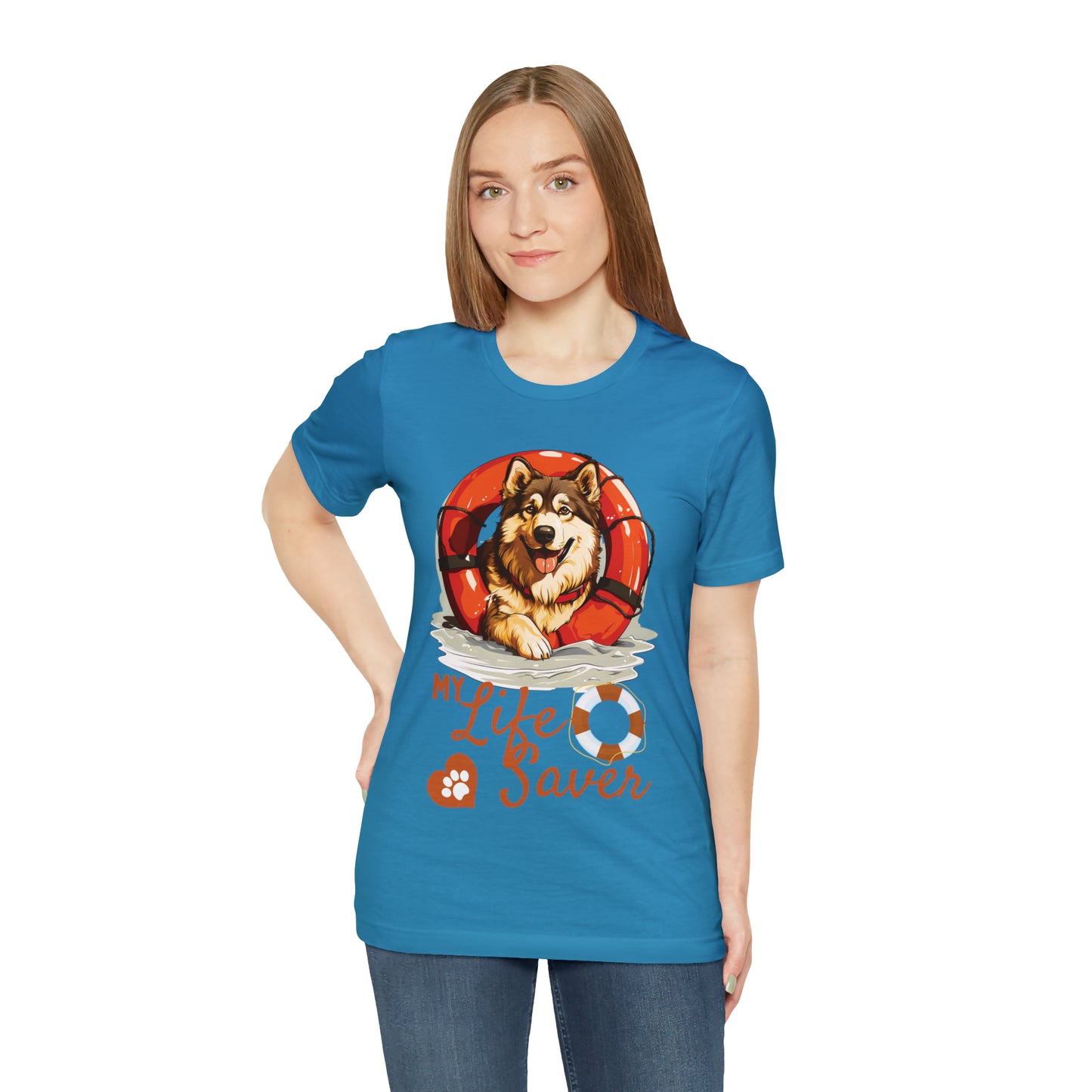 My Life Saver Alaskan Malamute Dog Tee