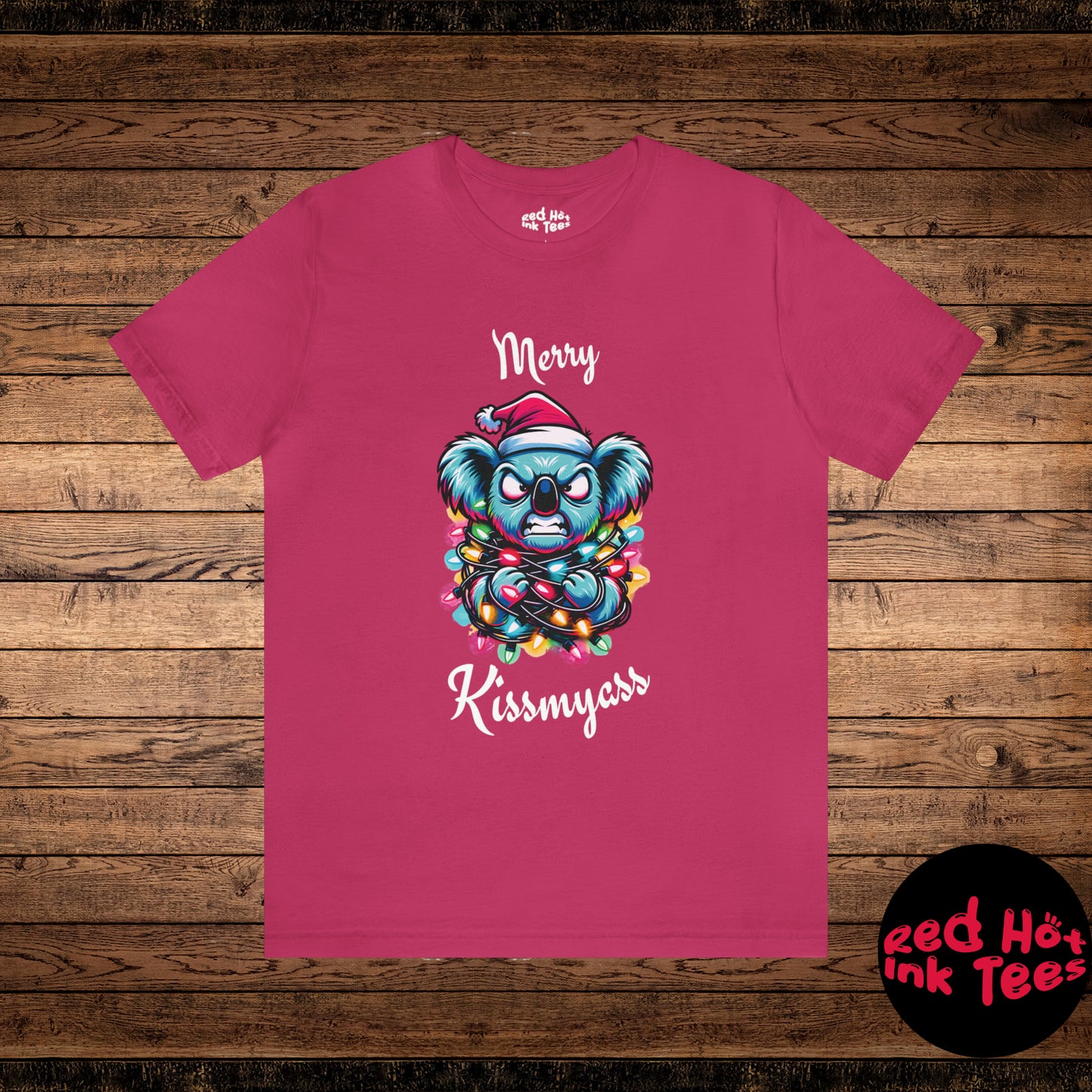 Merry Kissmyass Koala Tee