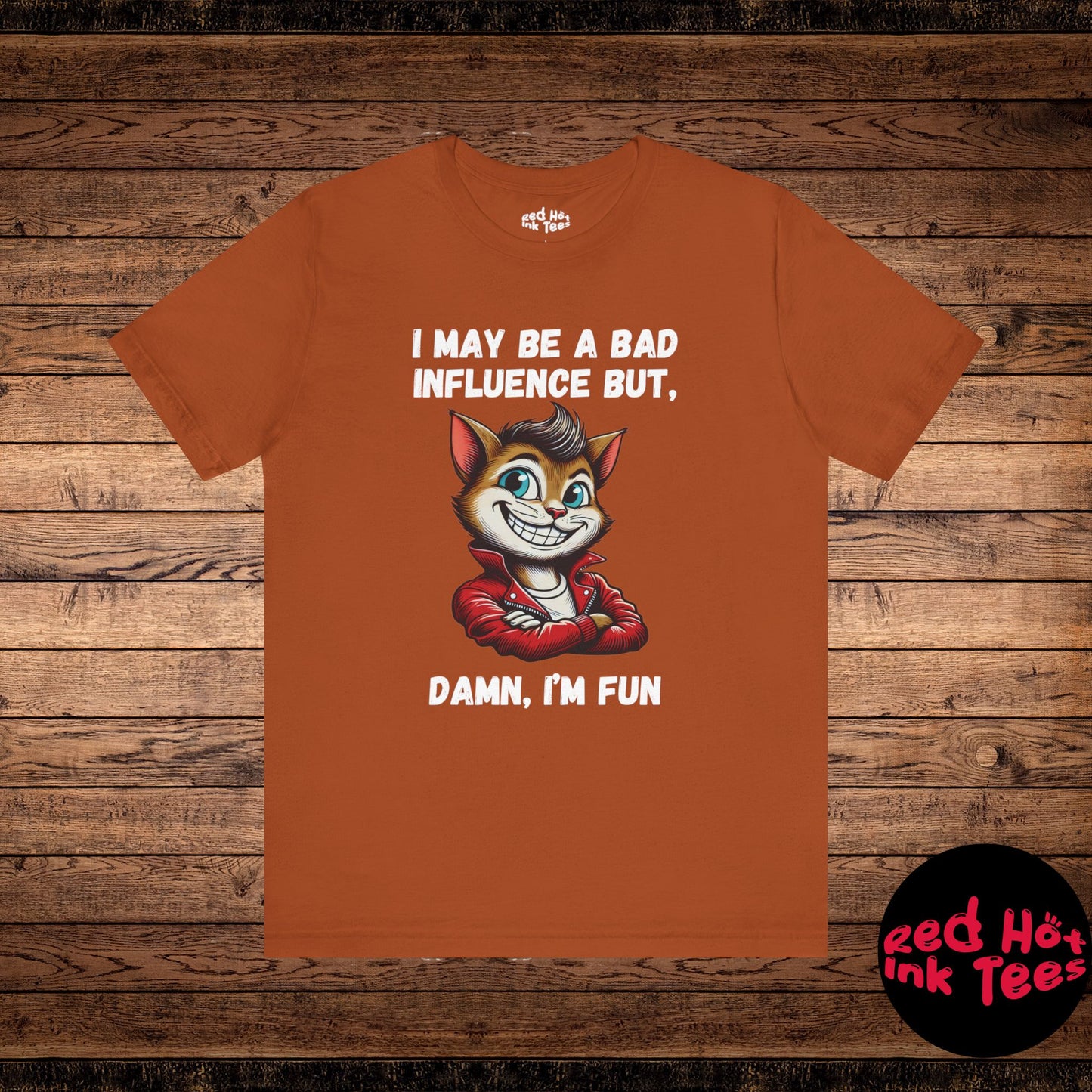 Cat Damn I'm Fun Tee