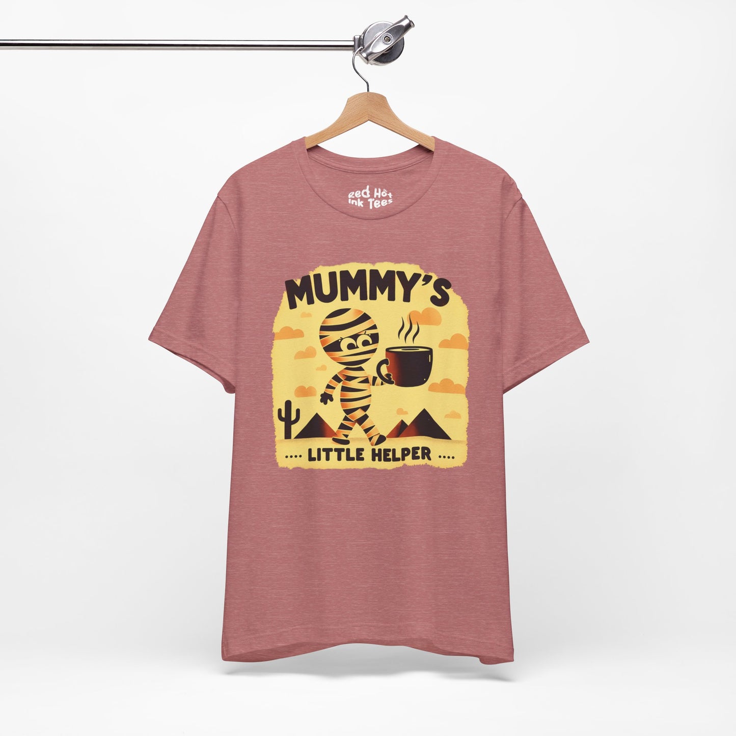 ☕ "Mummy's Little Helper" Cute Halloween Coffee T-Shirt 🧟‍♀️