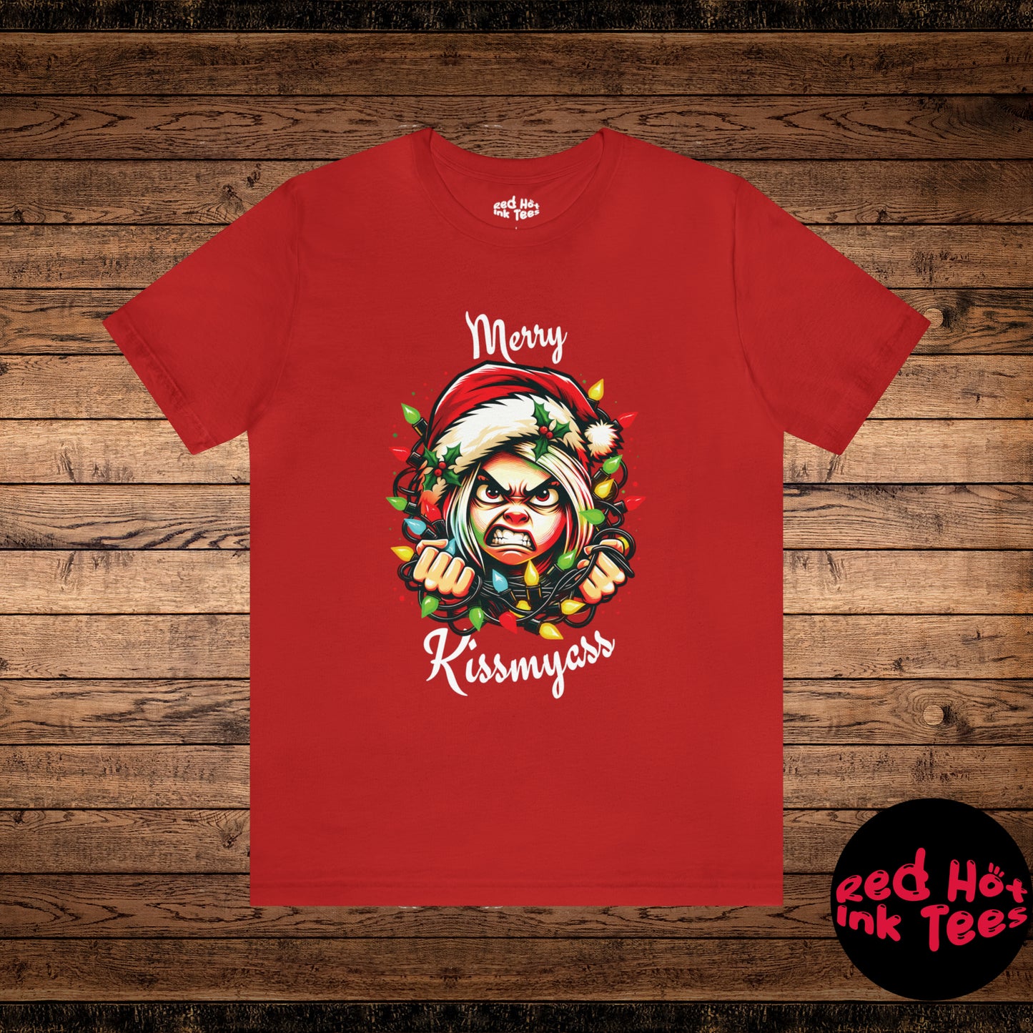 Merry Kissmyass Mrs. Claus Tee