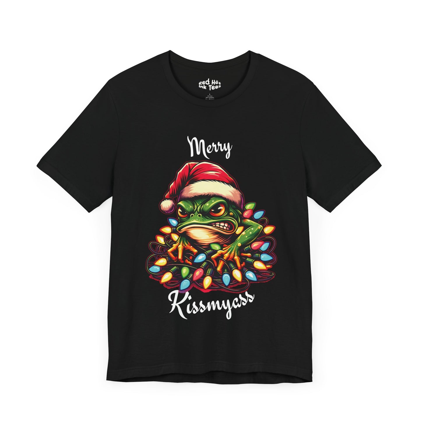 Merry Kissmyass Frog Tee