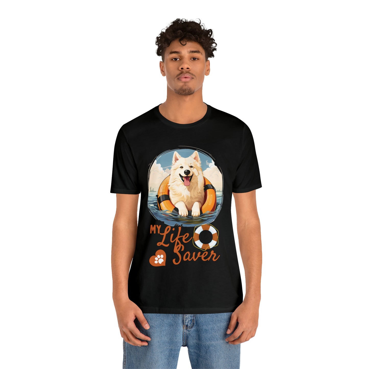 My Life Saver Samoyed Dog Tee