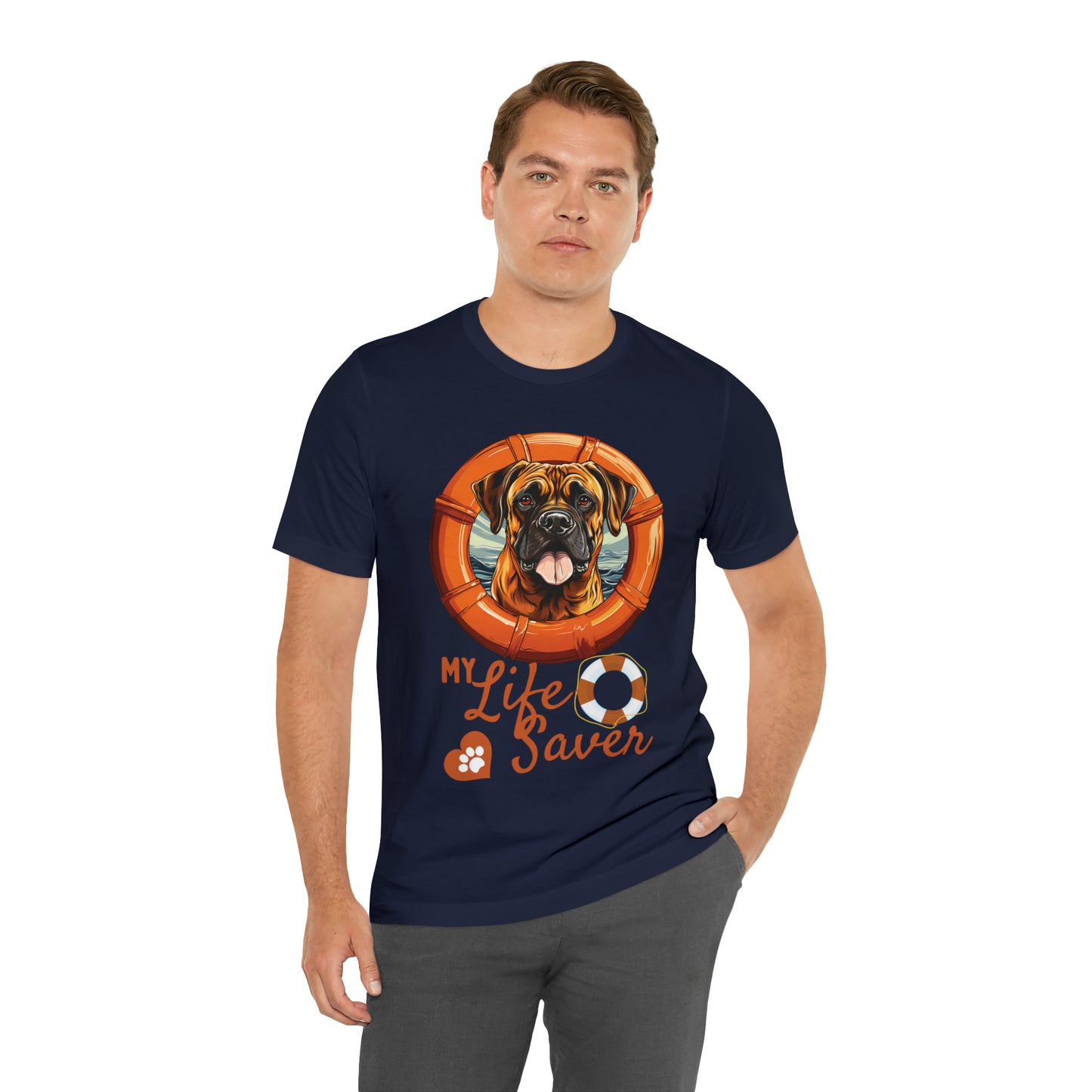 My Life Saver Bullmastiff Dog Tee