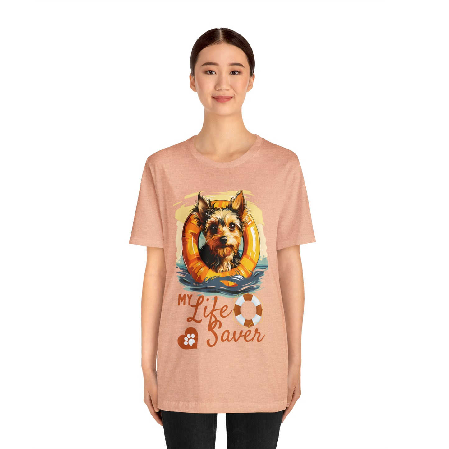 My Life Saver Silky Terrier Dog Tee