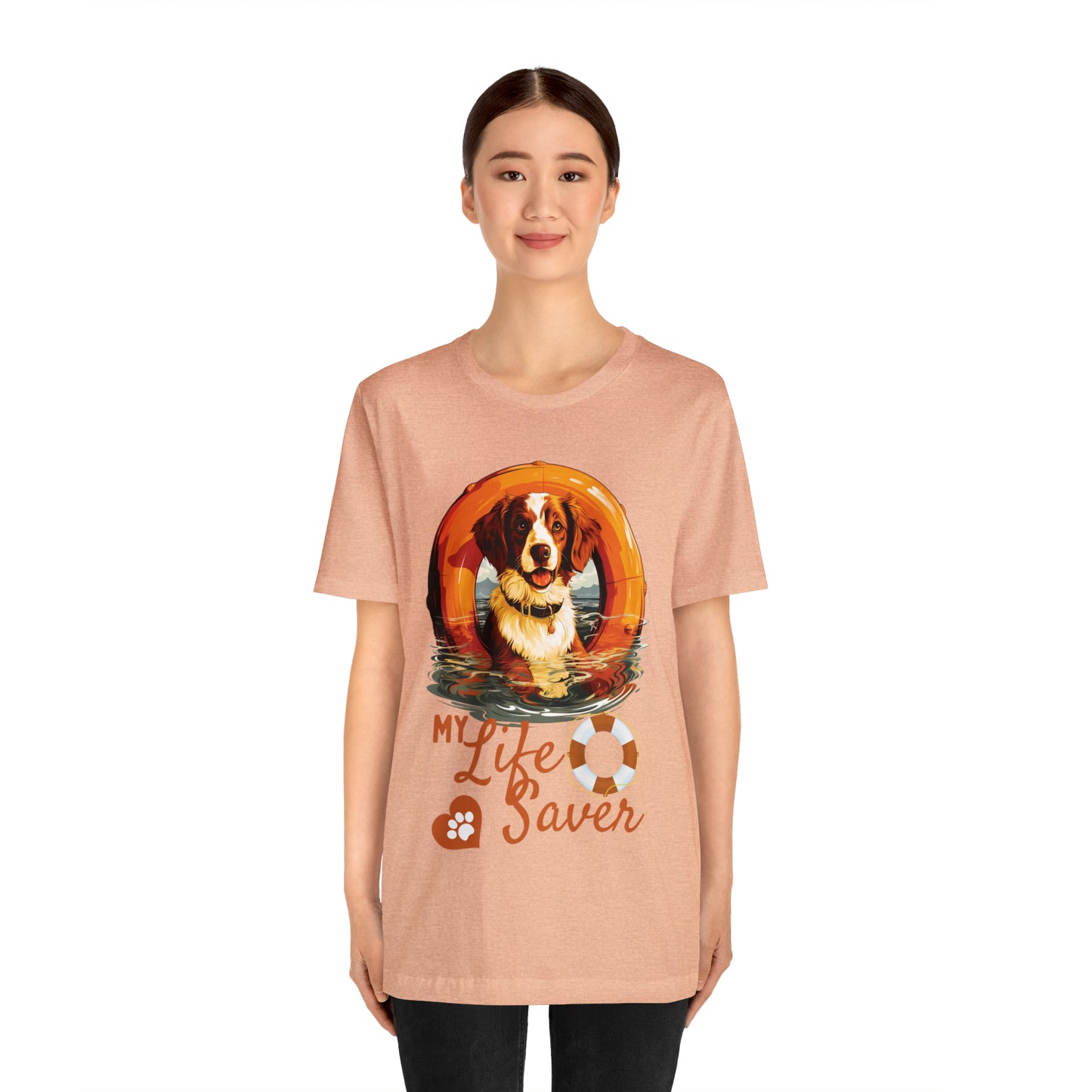 My Life Saver Brittany Dog Tee