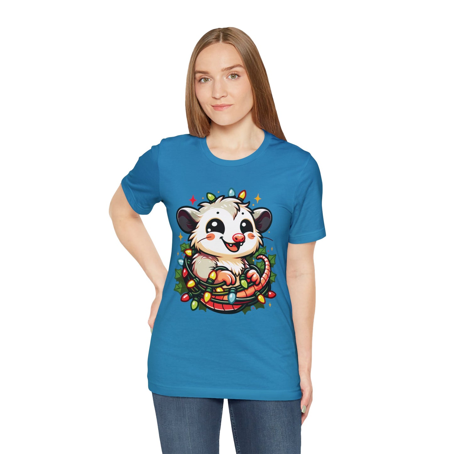 Opossum Christmas Entanglement Tee