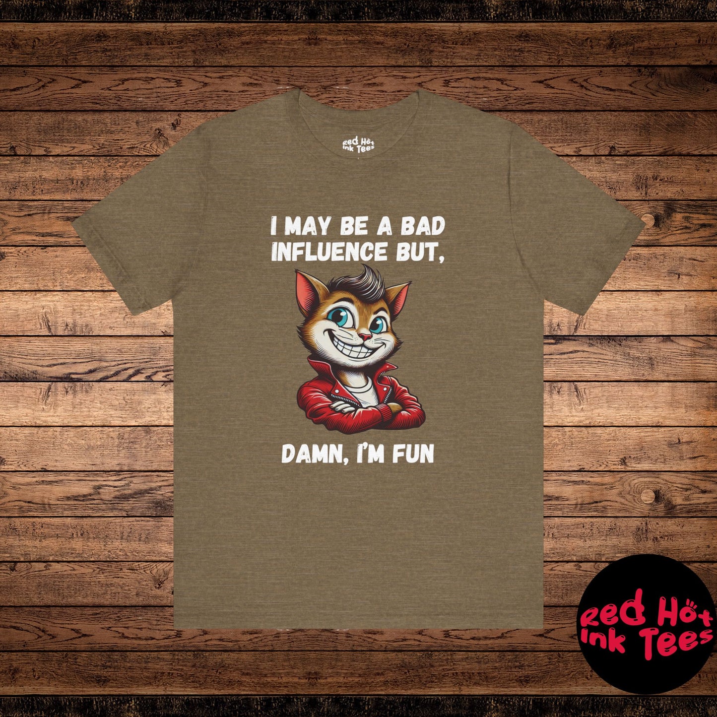 Cat Damn I'm Fun Tee