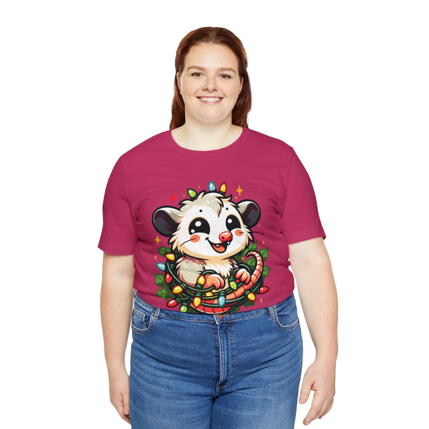 Opossum Christmas Entanglement Tee