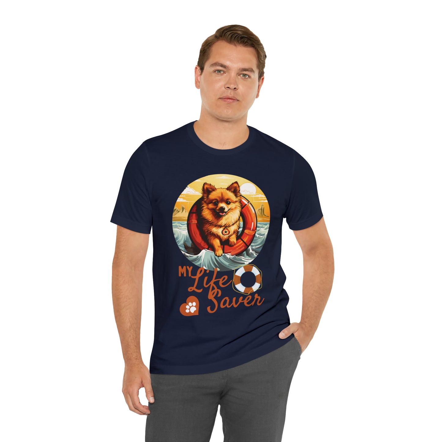 My Life Saver Pomeranian Dog Tee