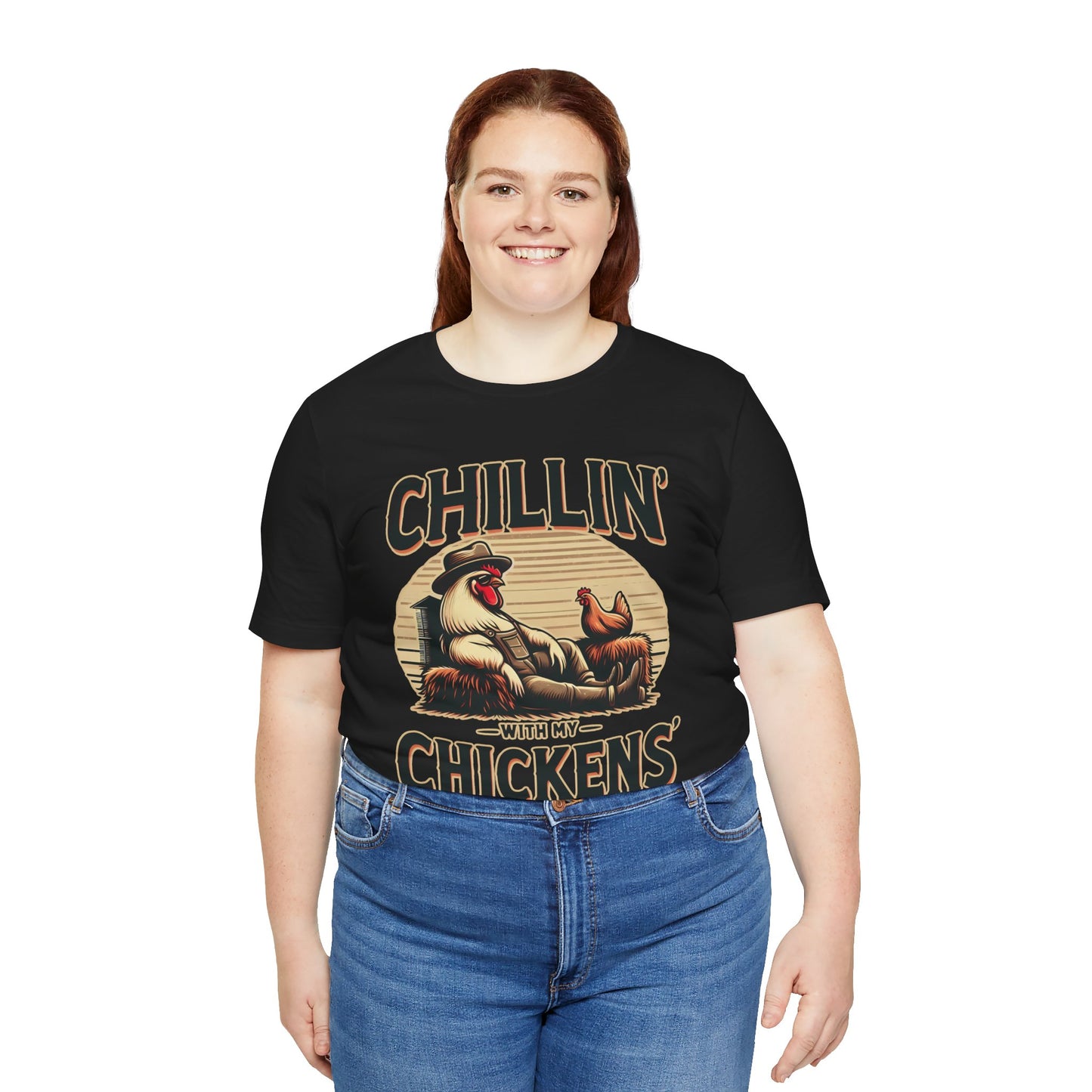 🐔 "Chillin' with My Chickens" Funny Rooster T-Shirt 🐓