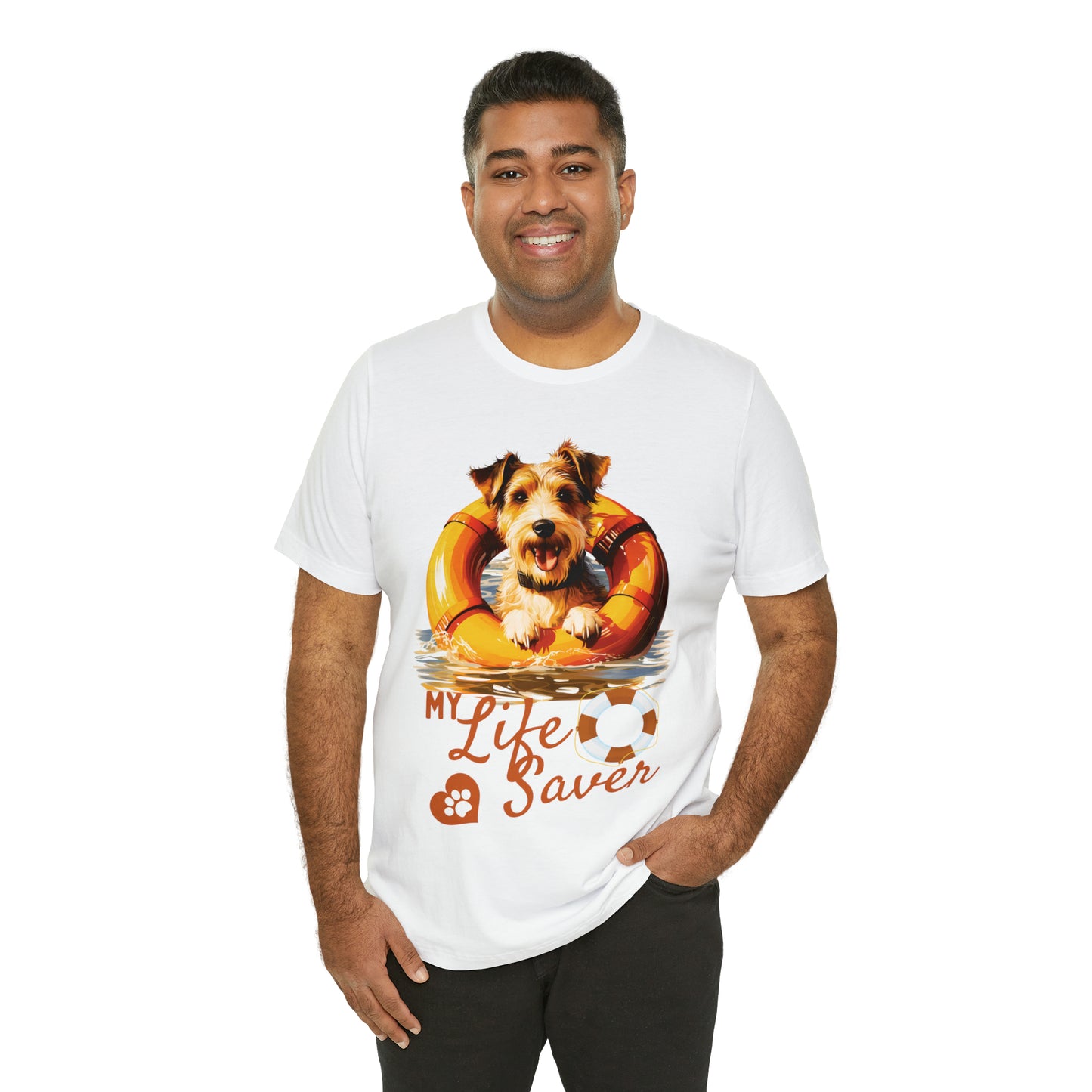 My Life Saver Wire Fox Terrier Dog Tee