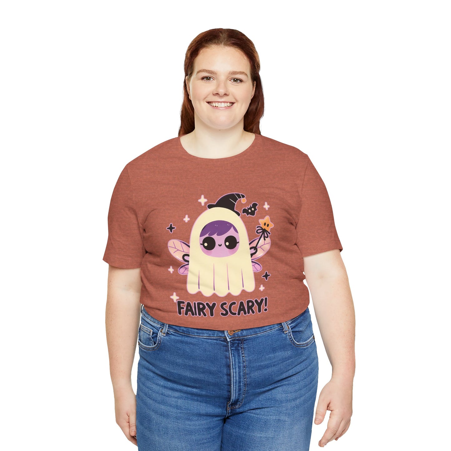 🧚‍♀️👻 "Fairy Scary" Cute Halloween Ghost Fairy T-Shirt 🎃✨