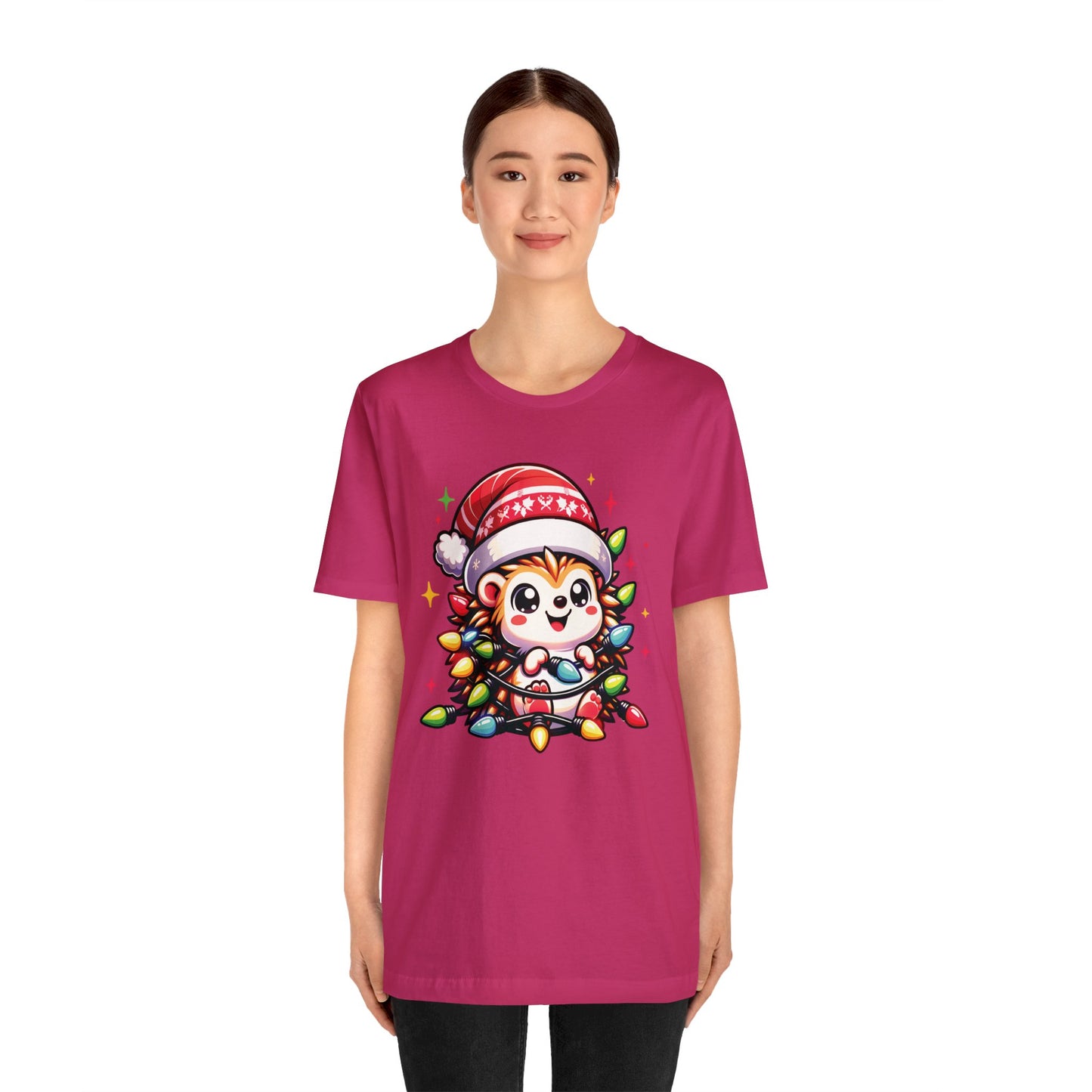 Hedgehog Christmas Entanglement Tee