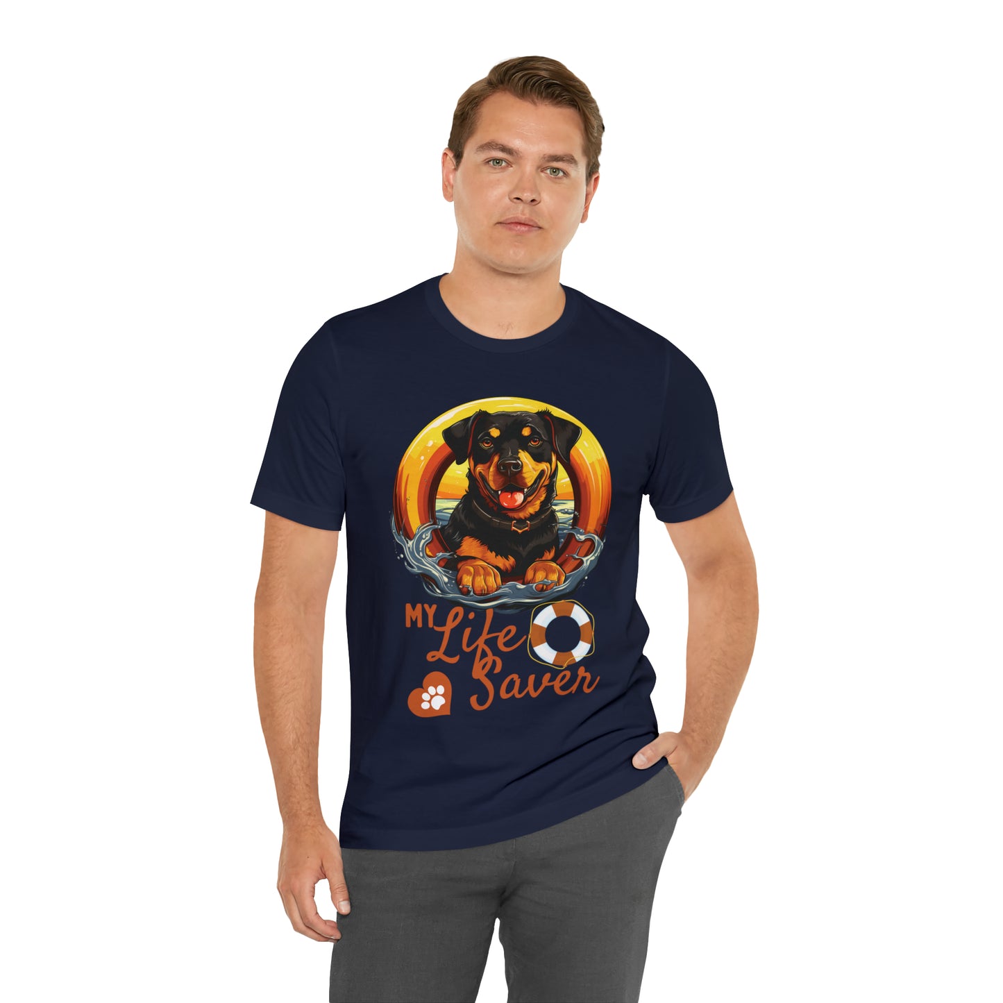 My Life Saver Rottweiler Dog Tee