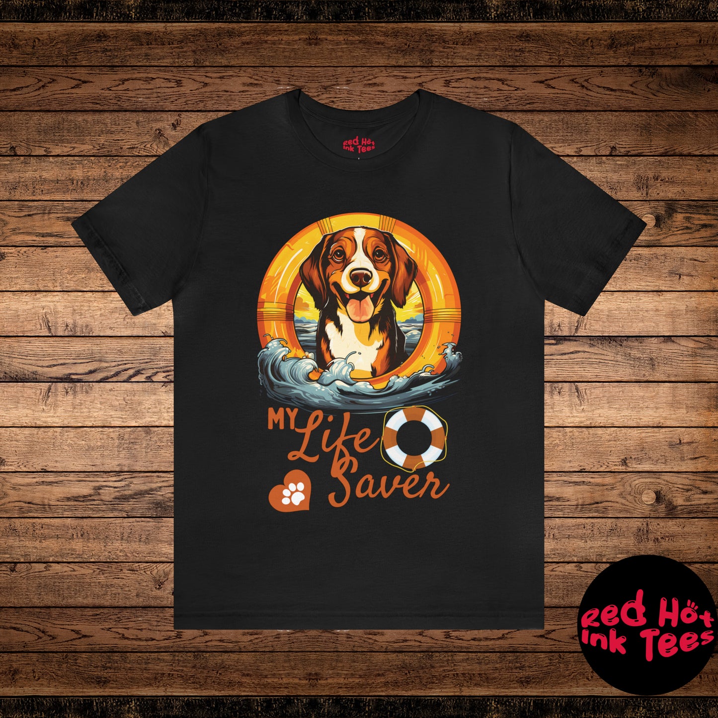 My Life Saver Beagle Dog Tee