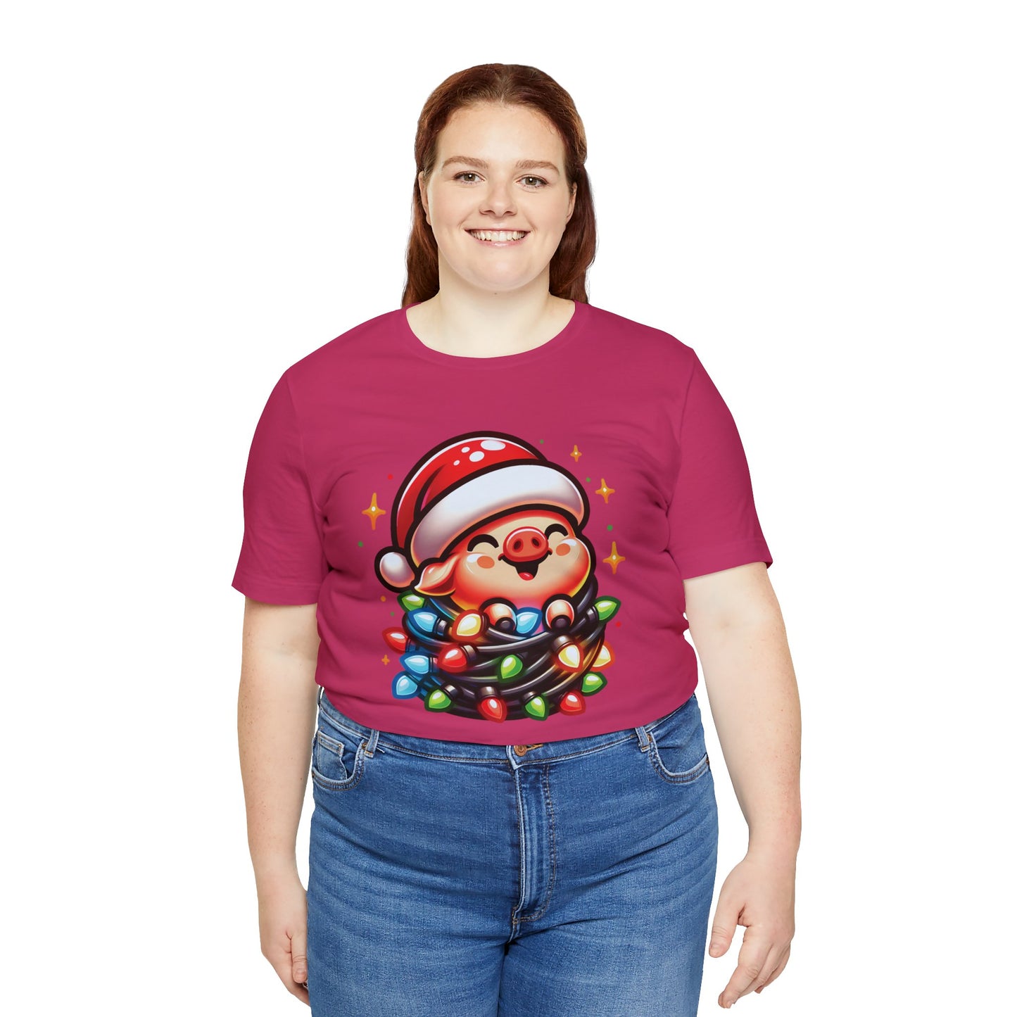 Pig Christmas Entanglement Tee