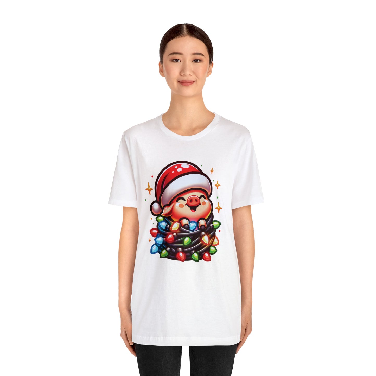 Pig Christmas Entanglement Tee