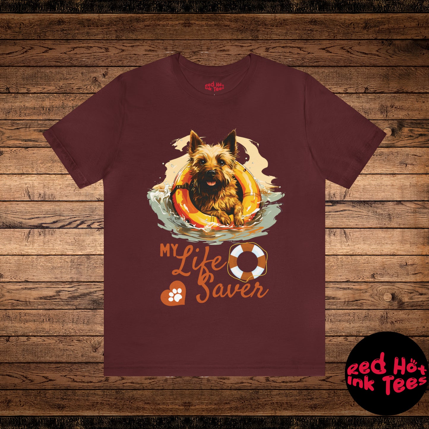 My Life Saver Cairn Terrier Dog Tee