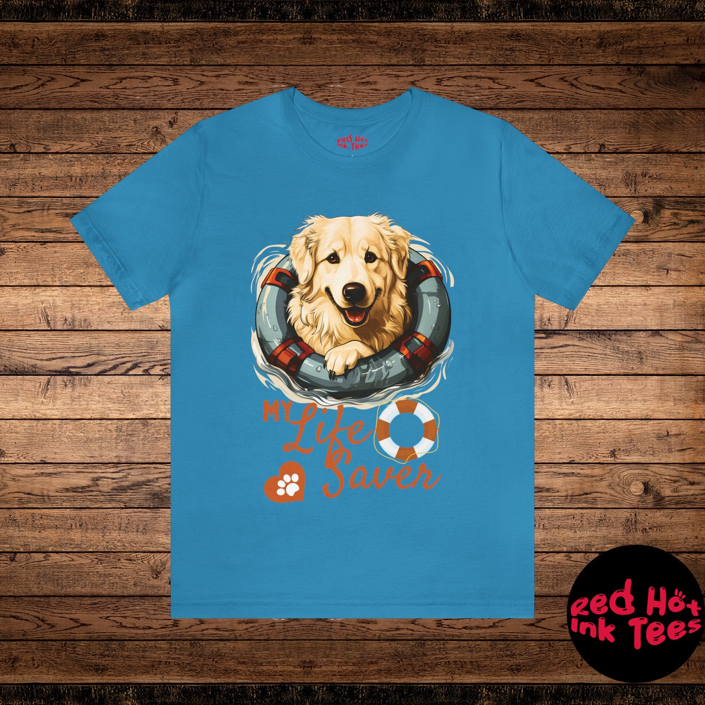 My Life Saver Great Pyrenees Dog Tee