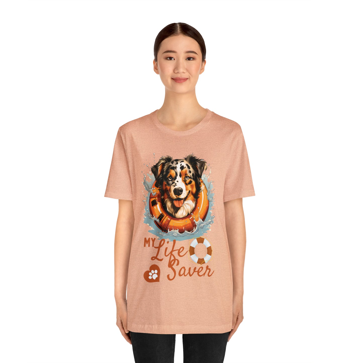 My Life Saver Australian Shepherd Dog Tee