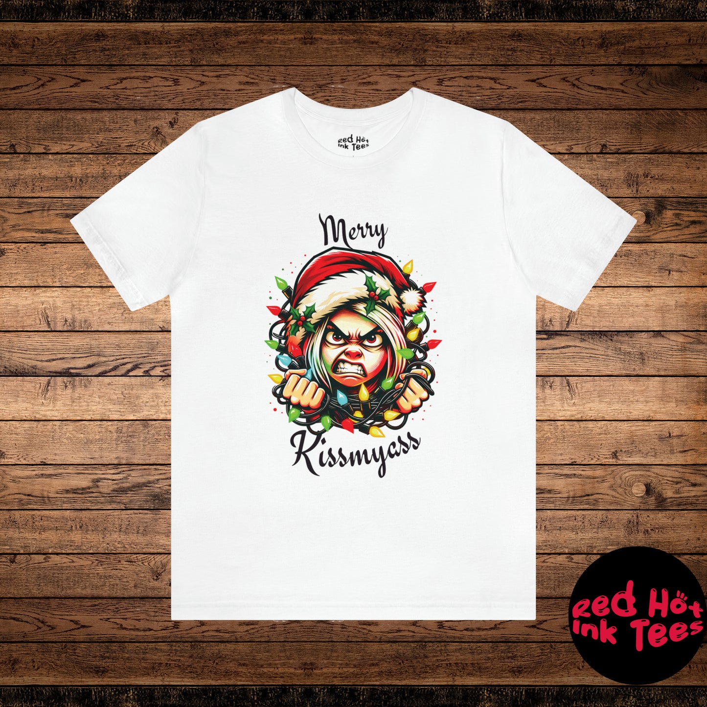 Merry Kissmyass Mrs. Claus Tee