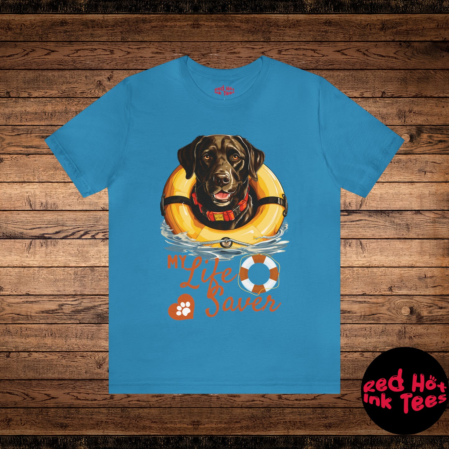 My Life Saver Labrador Retriever Dog Tee