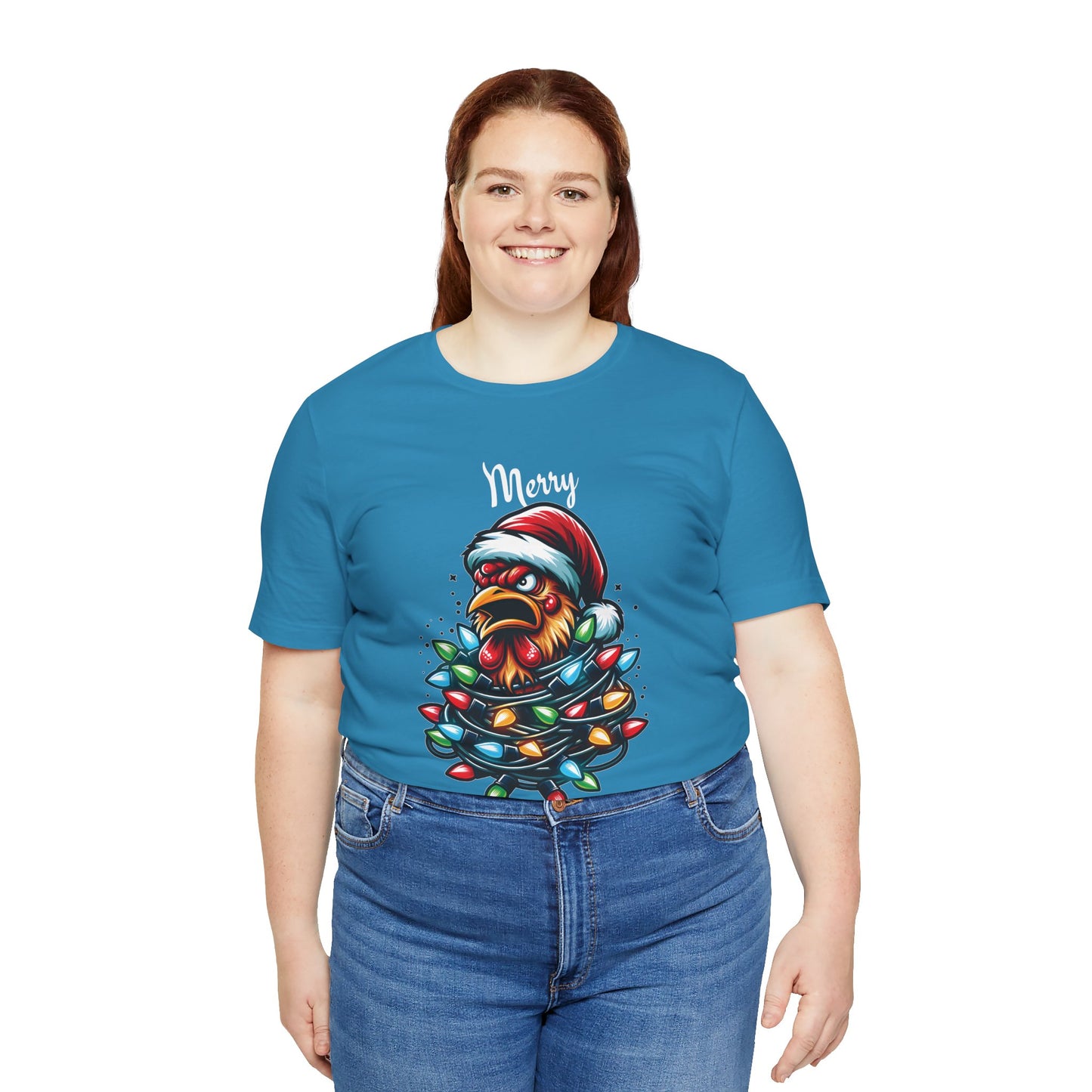 Merry Kissmyass Chicken Tee