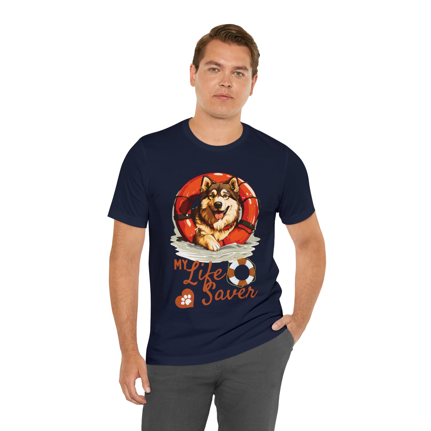 My Life Saver Alaskan Malamute Dog Tee