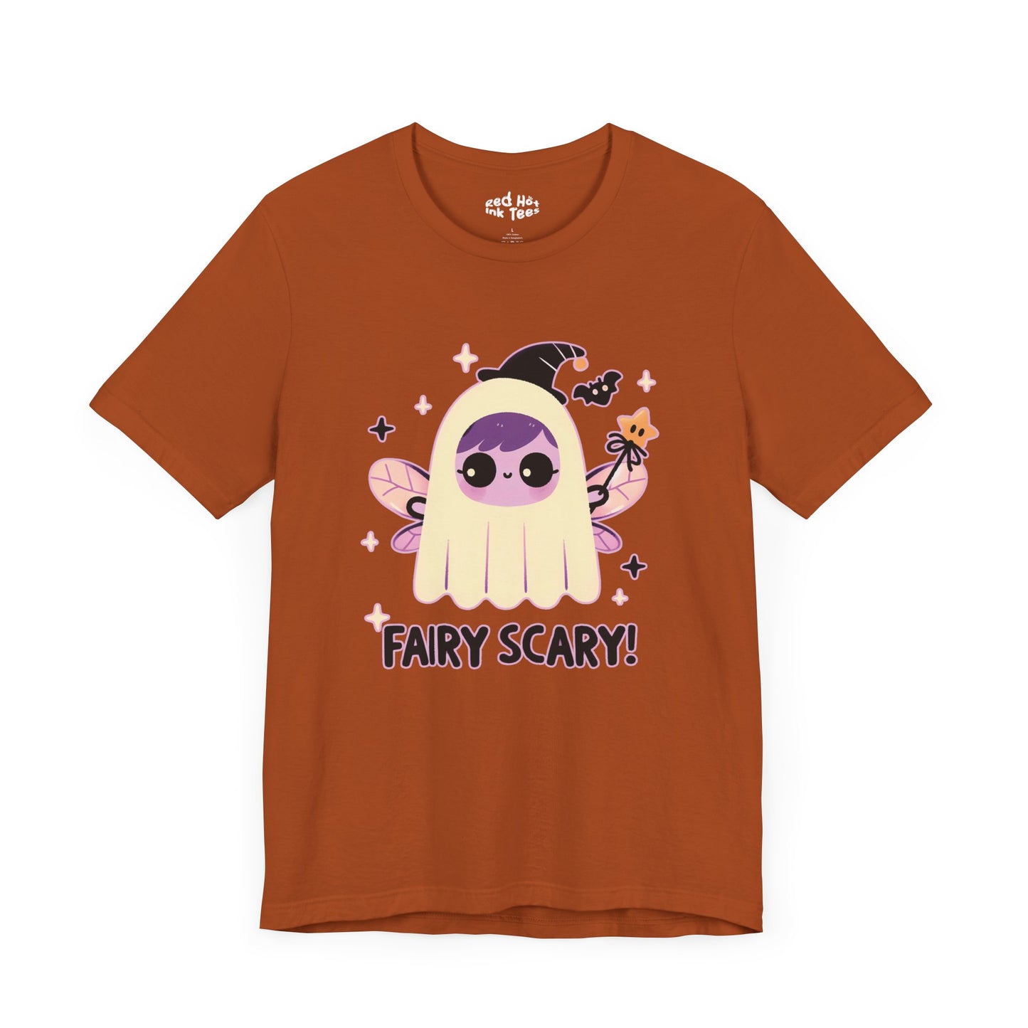 🧚‍♀️👻 "Fairy Scary" Cute Halloween Ghost Fairy T-Shirt 🎃✨