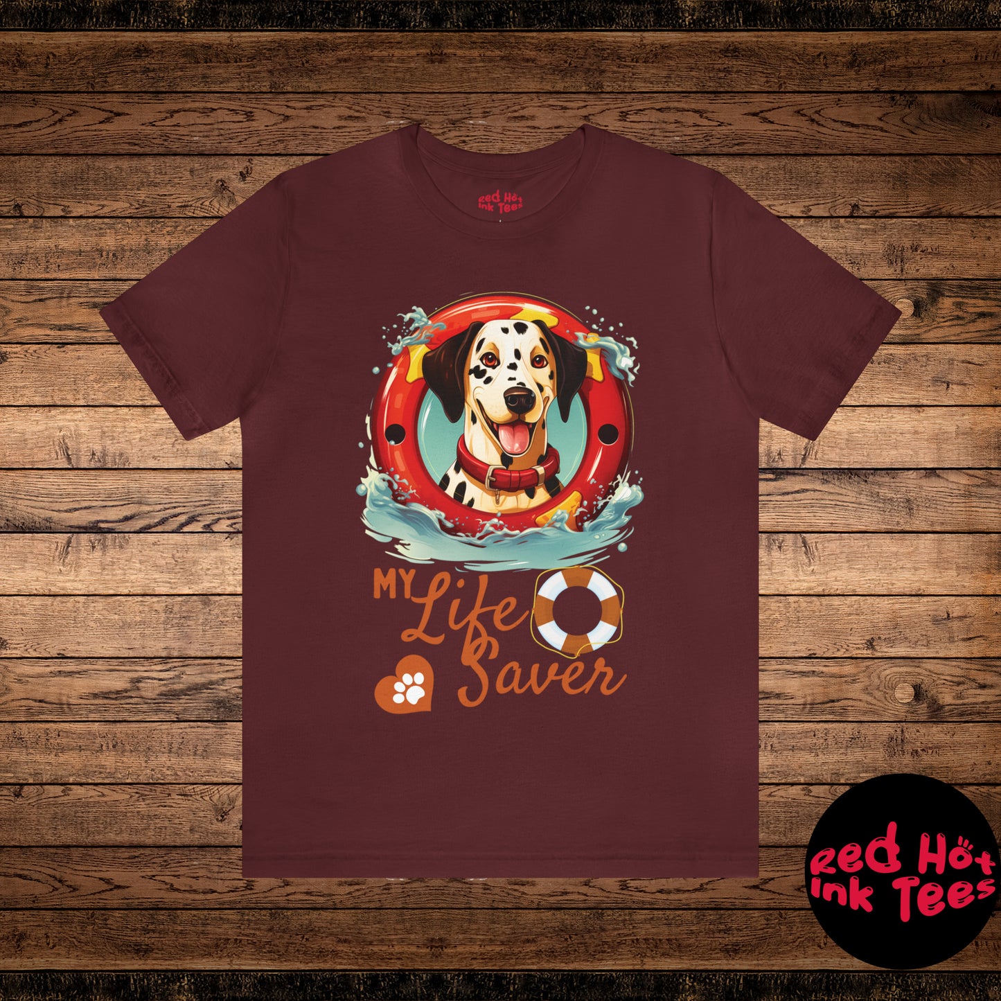 My Life Saver Dalmatian Dog Tee