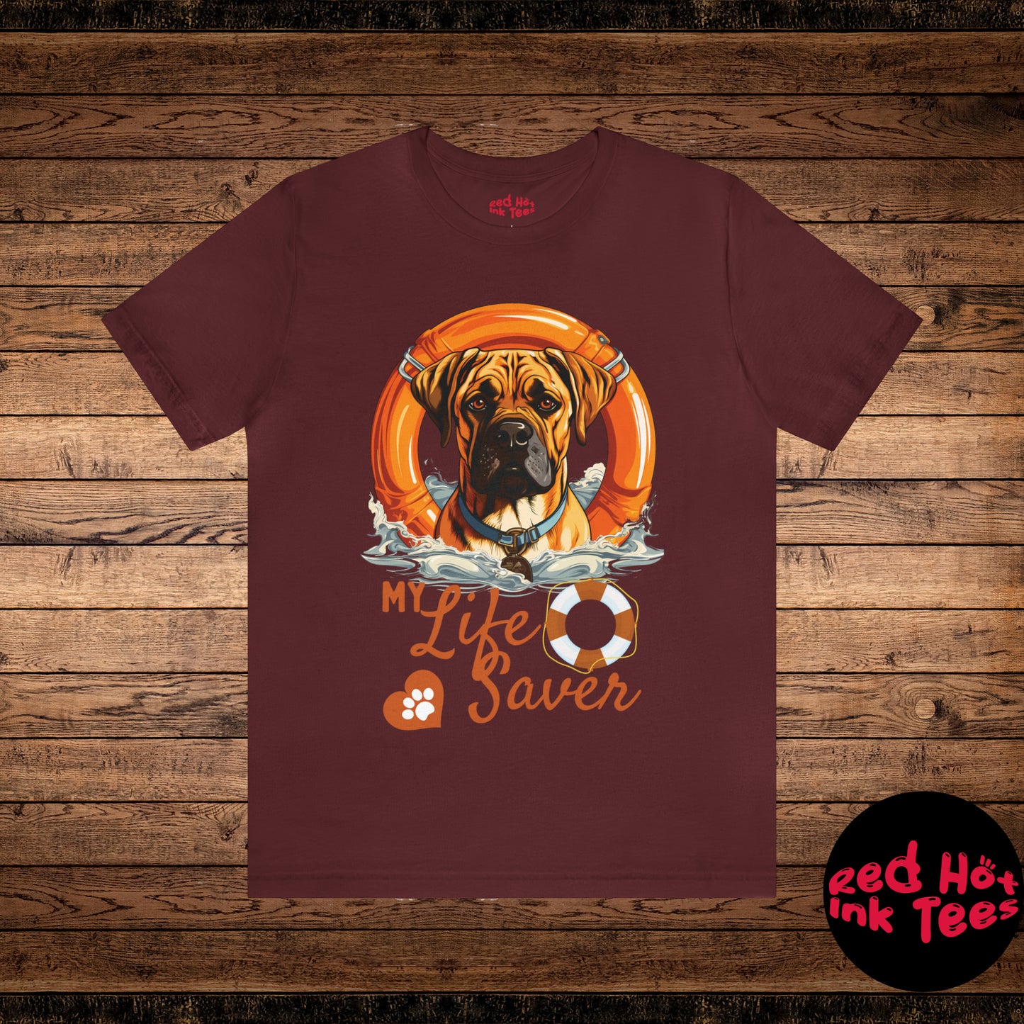 My Life Saver Boerboel Dog Tee