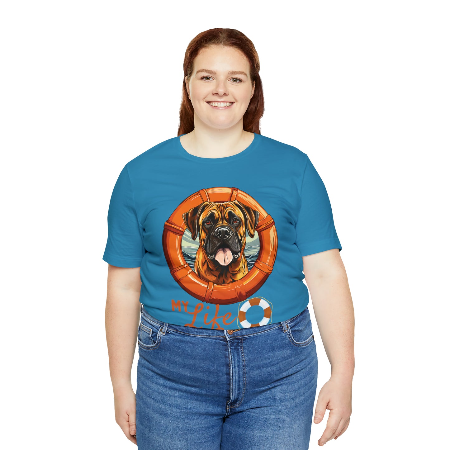 My Life Saver Bullmastiff Dog Tee