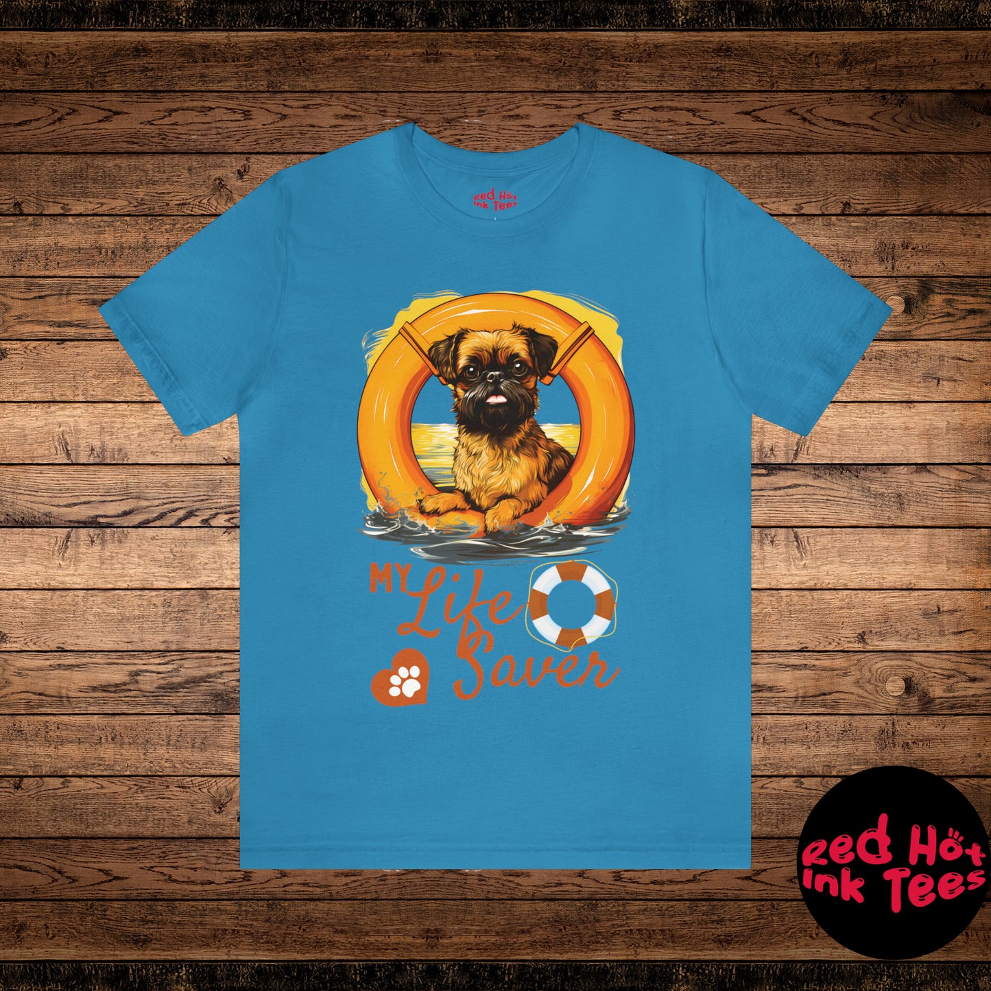 My Life Saver Brussels Griffon Dog Tee