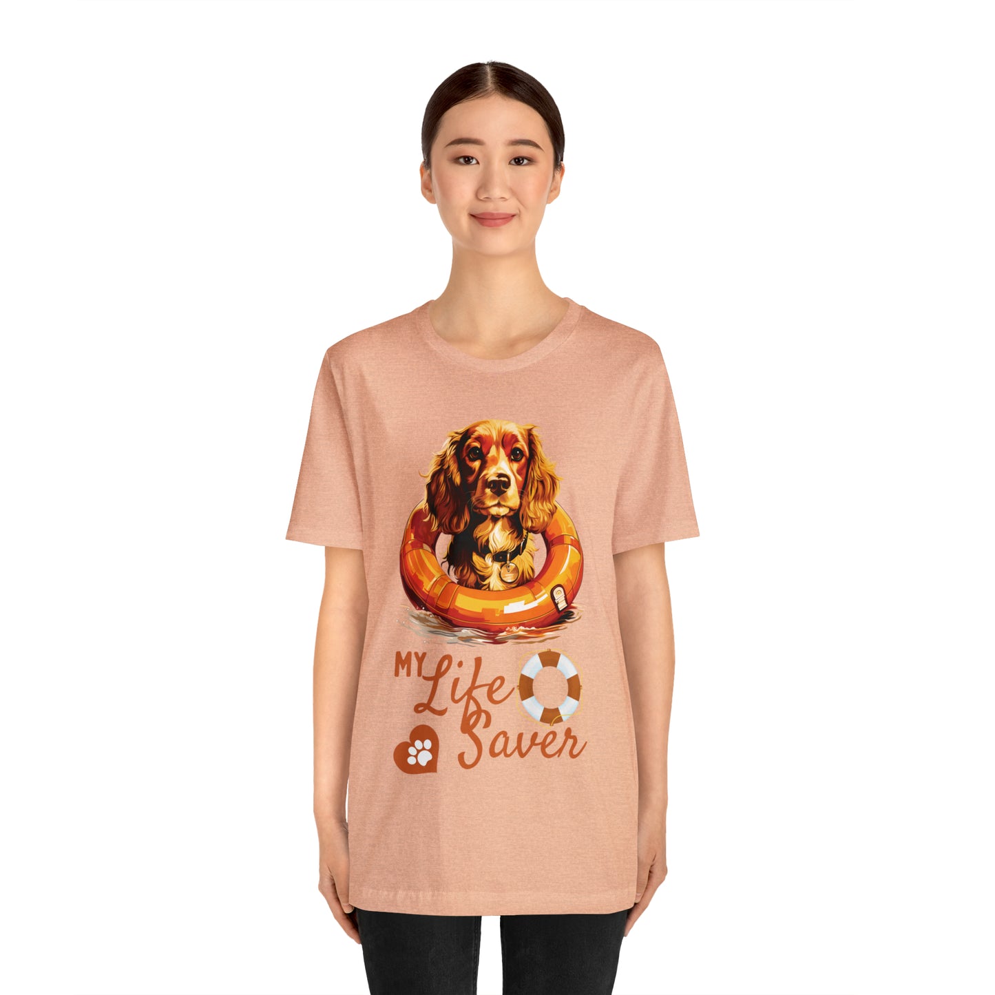 My Life Saver English Cocker Spaniel Dog Tee