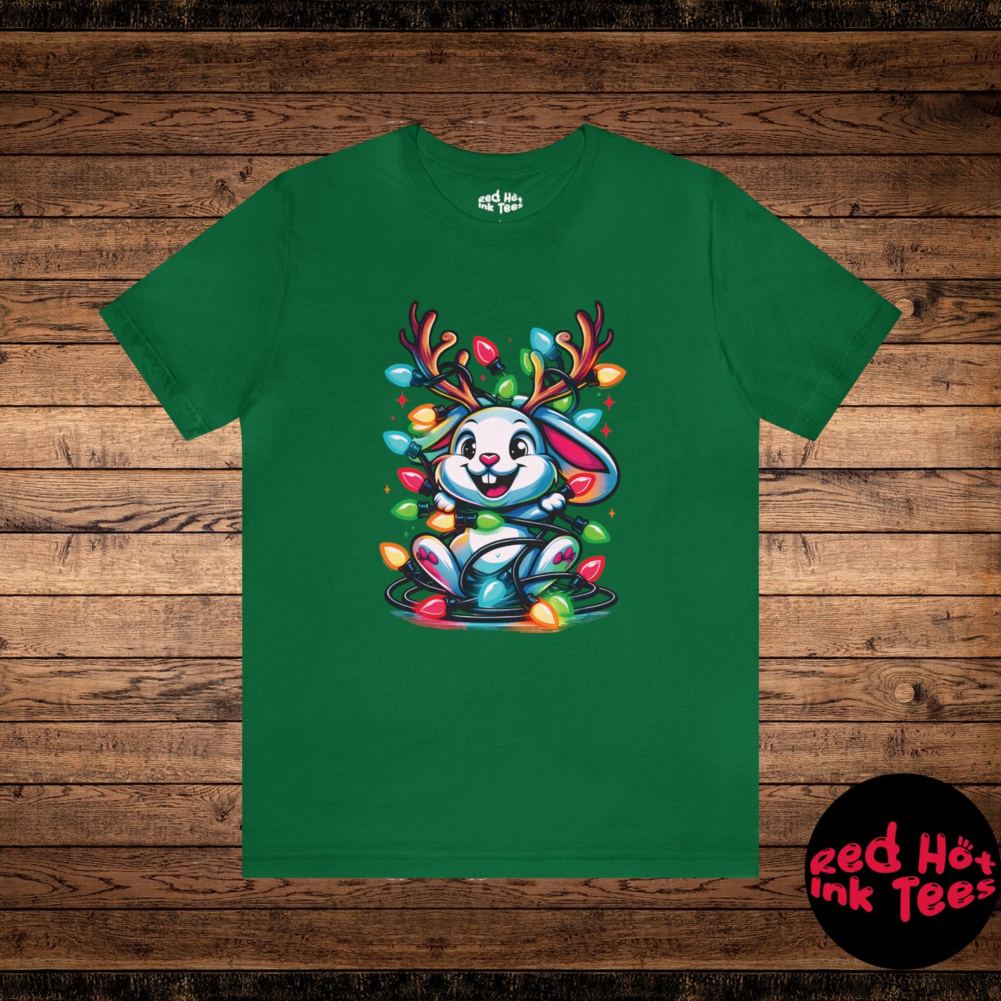 Jackalope Christmas Entanglement Tee