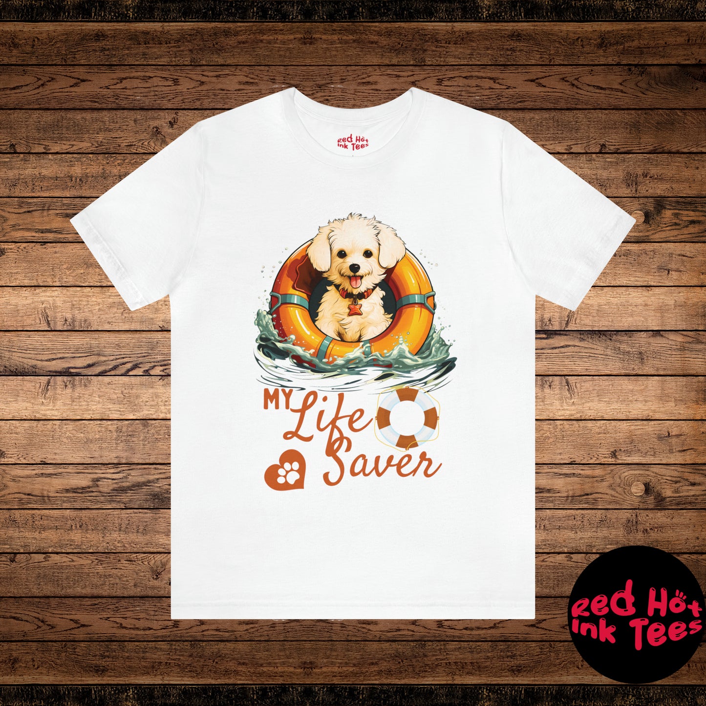 My Life Saver Bichon Frisé Dog Tee