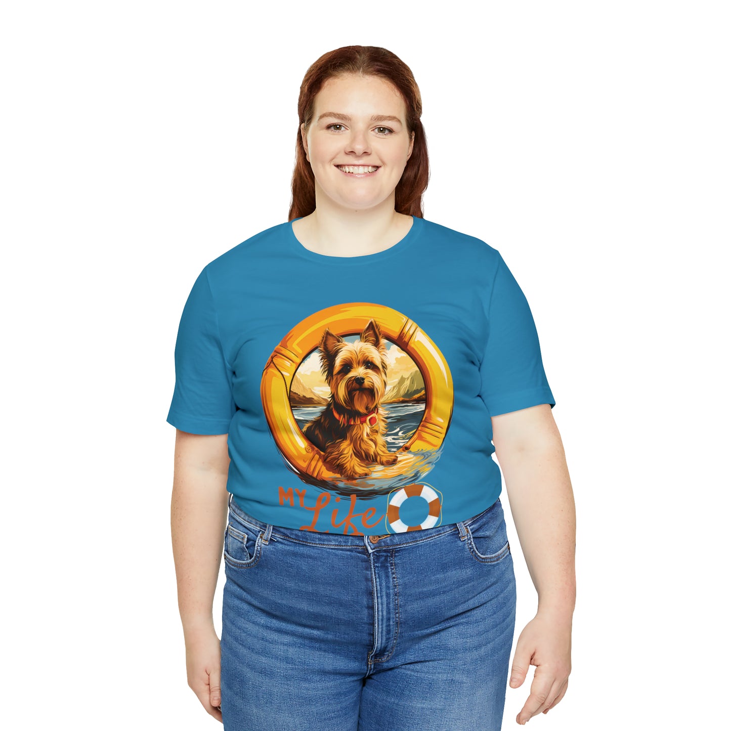 My Life Saver Yorkshire Terrier Dog Tee