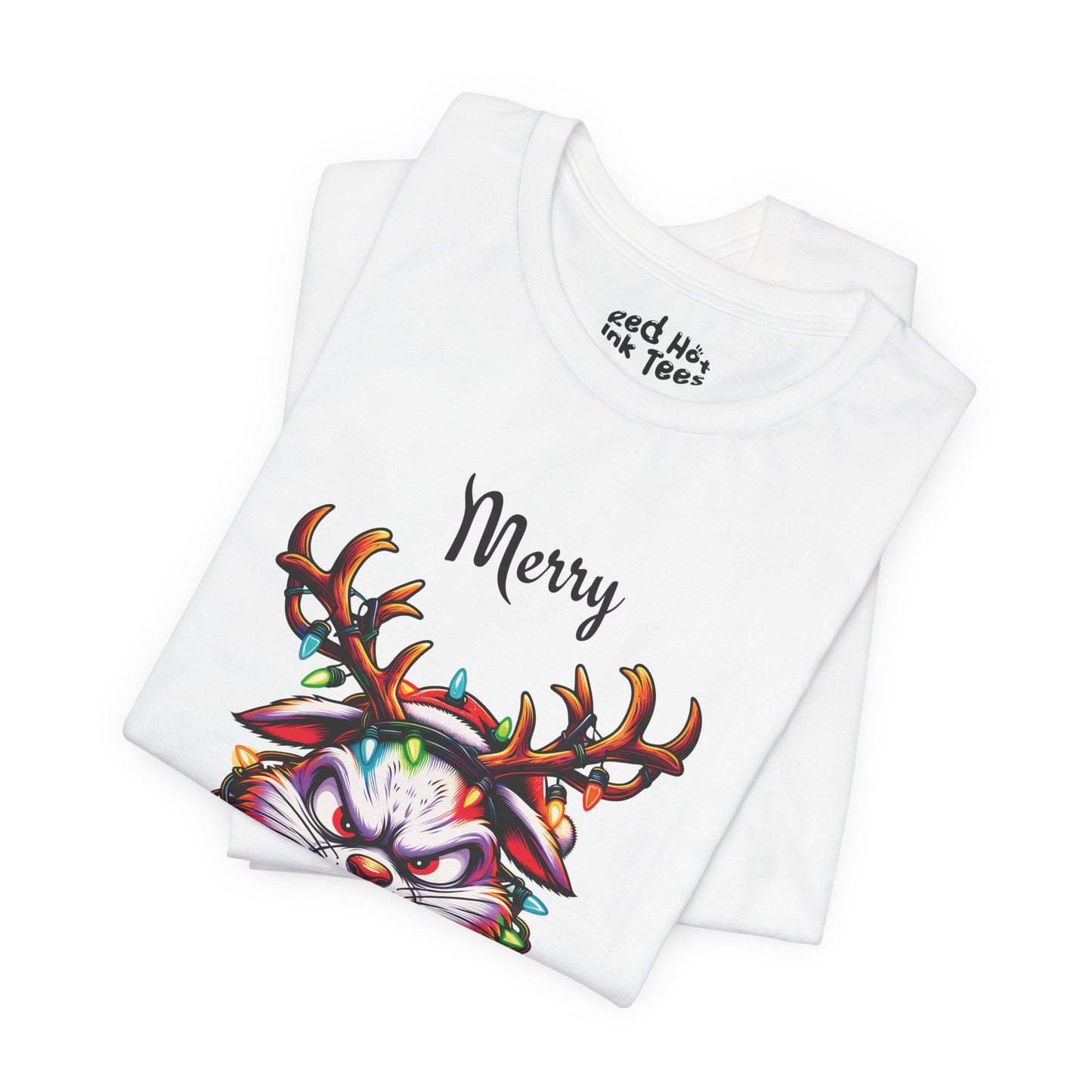 Merry Kissmyass Jackalope Tee