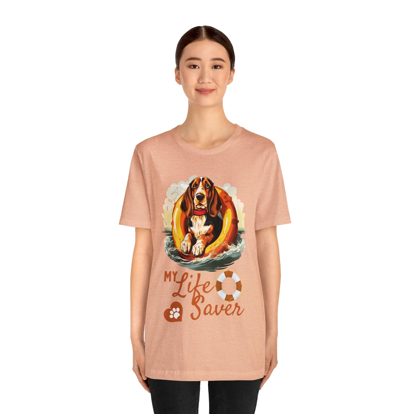 My Life Saver Basset Hound Dog Tee