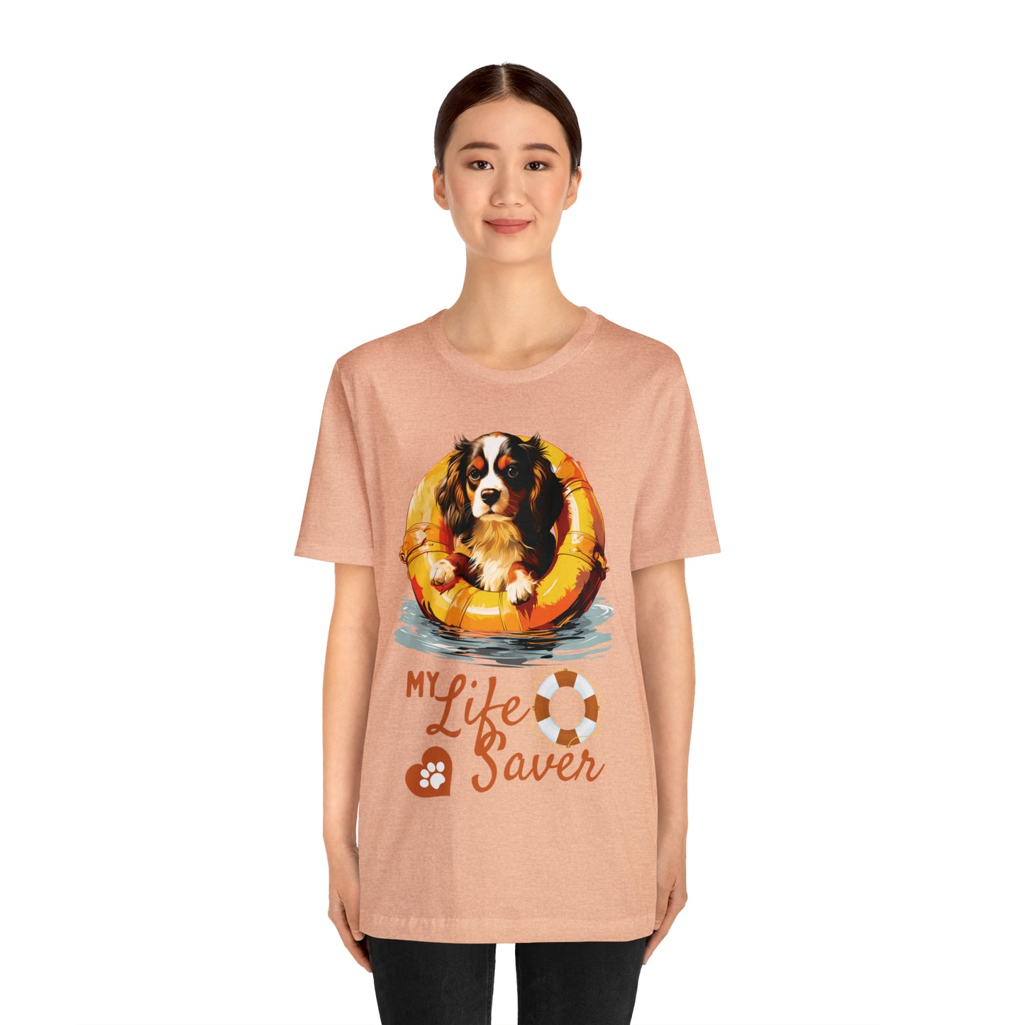 My Life Saver Cavalier King Charles Spaniel Dog Tee