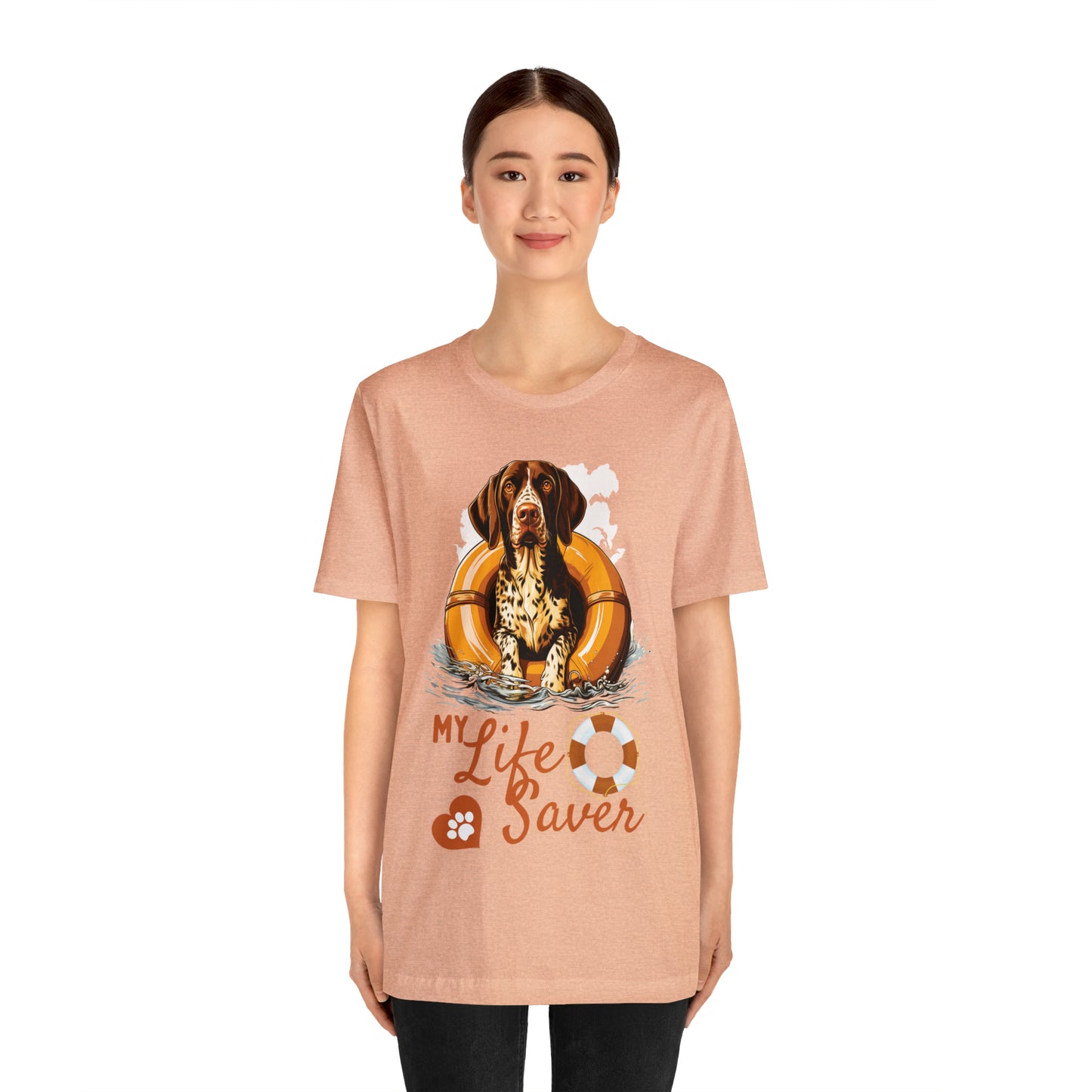 My Life Saver German Shorthaired Pointer Dog Tee