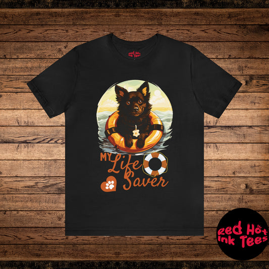 My Life Saver Schipperke Dog Tee